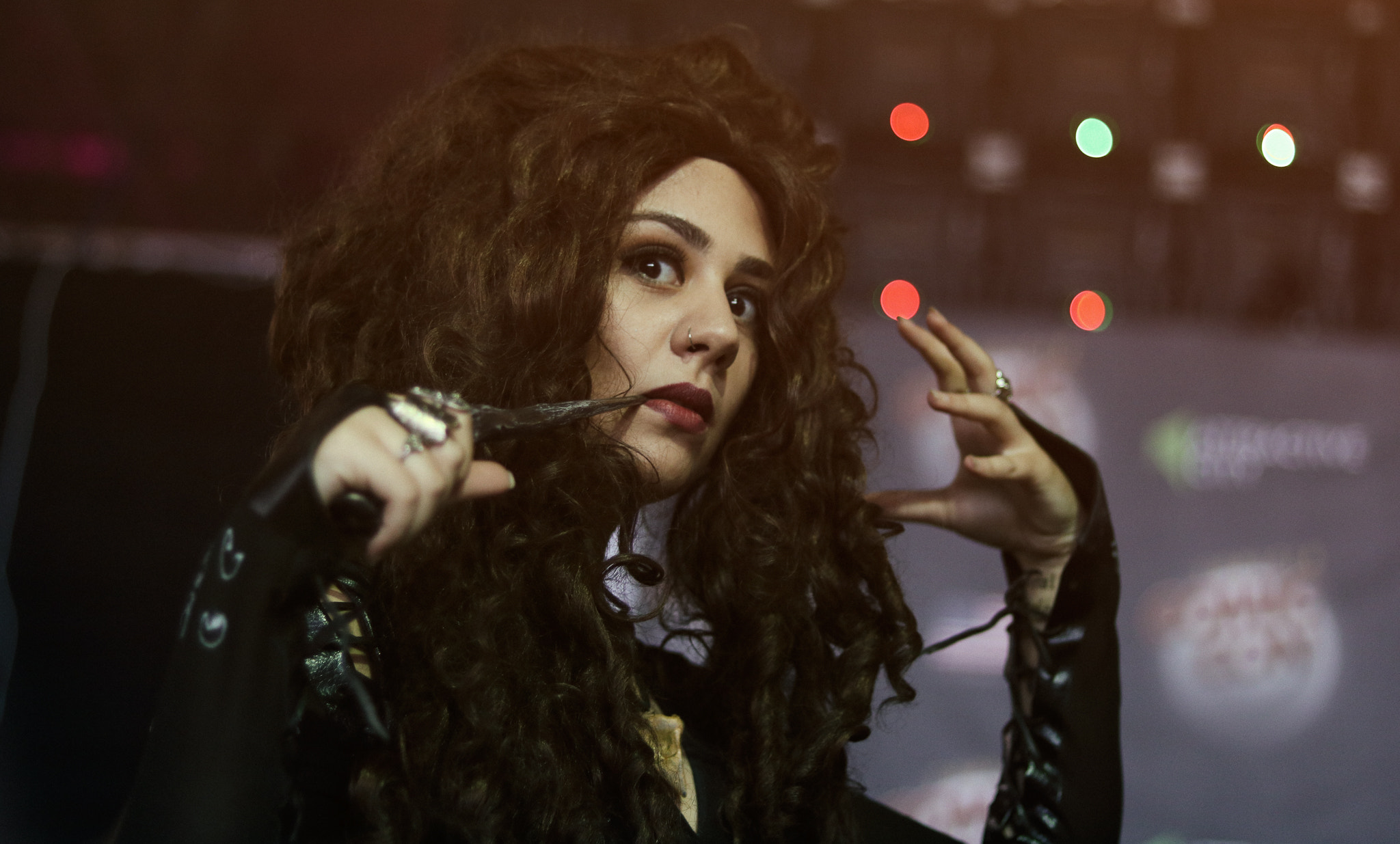 Canon EOS 760D (EOS Rebel T6s / EOS 8000D) + Canon EF 50mm F1.8 STM sample photo. Bellatrix lestrance - comic con tunisia 2016 photography