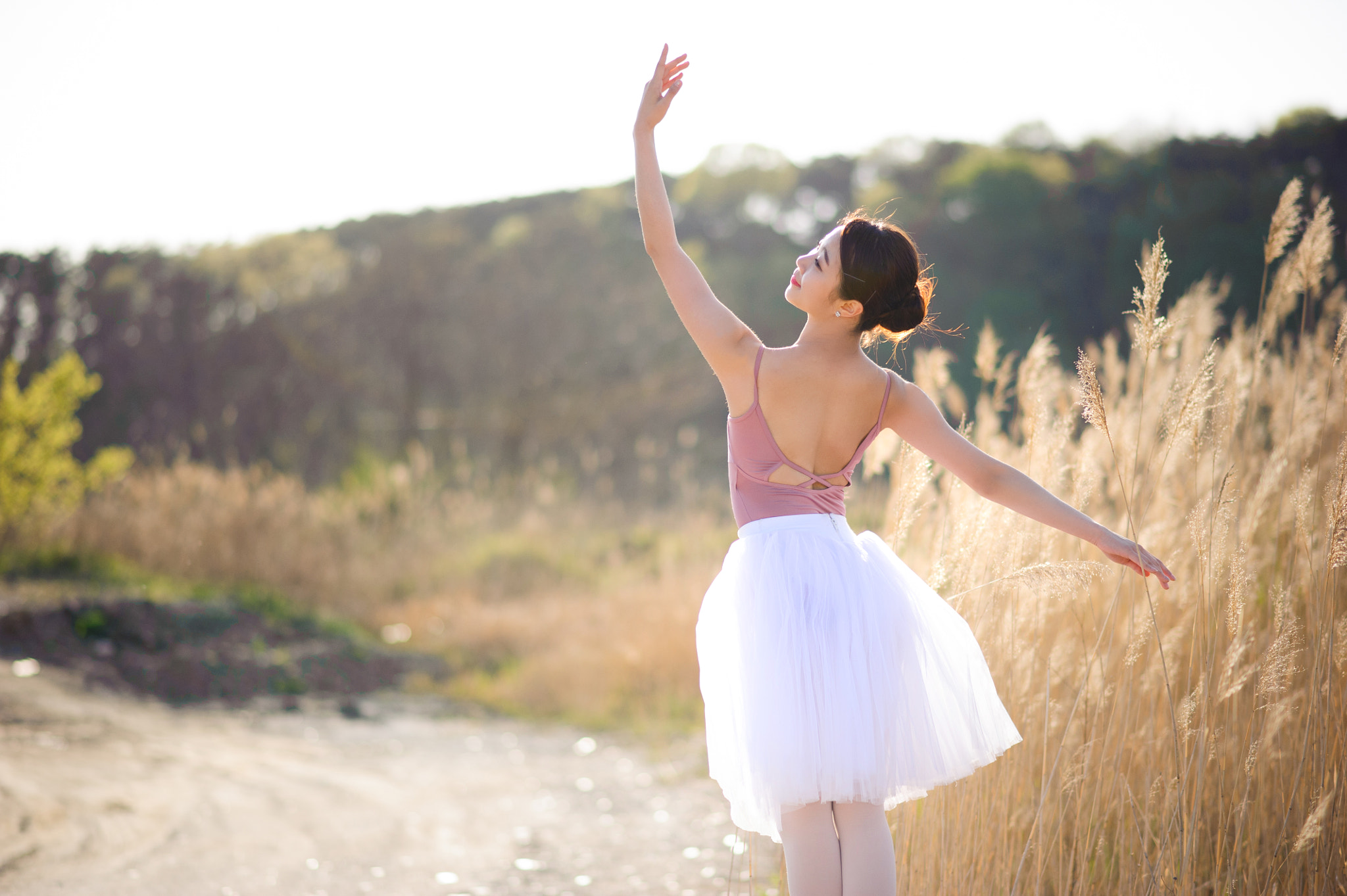 Nikon D700 + Nikon AF-S Nikkor 85mm F1.8G sample photo. Ballerina photography