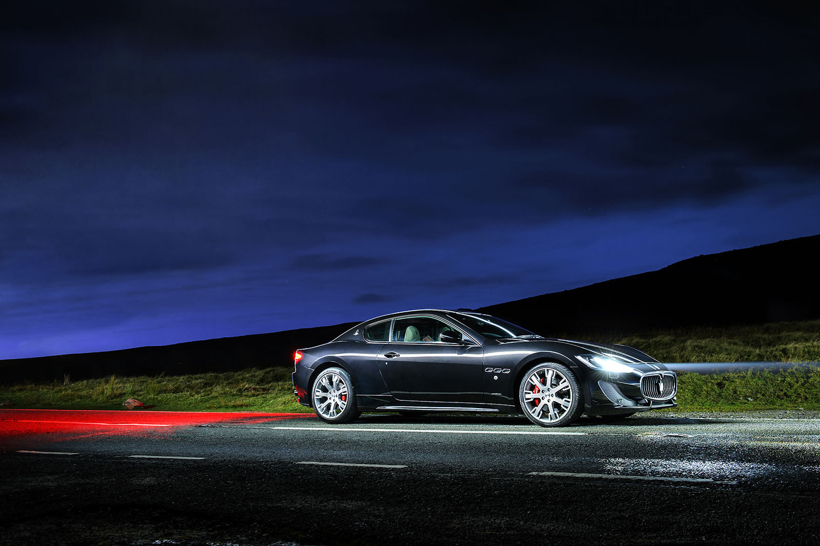 Nikon D3 sample photo. Maserati granturismo photography