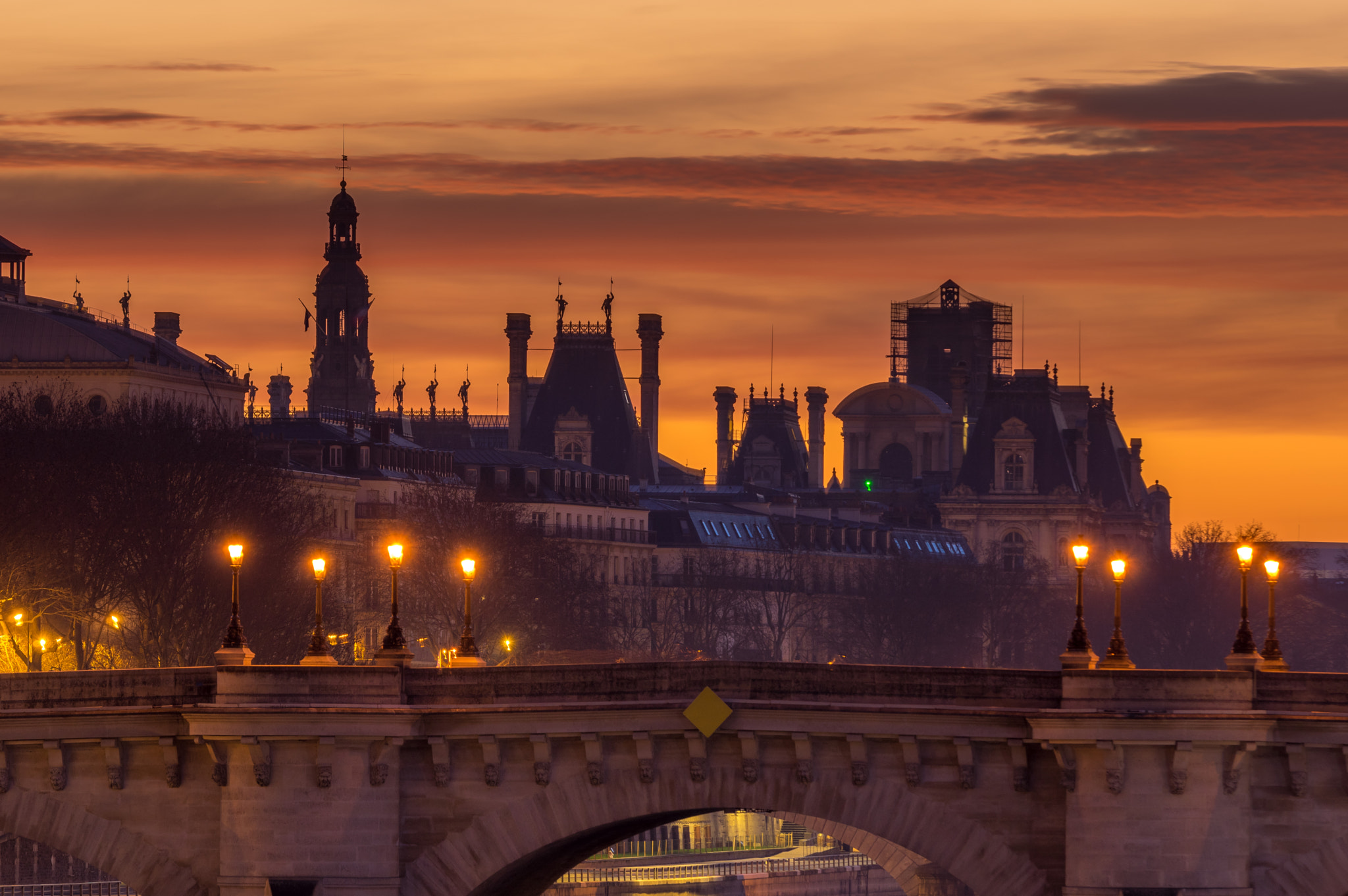 Pentax K-3 sample photo. Paris at dawn photography