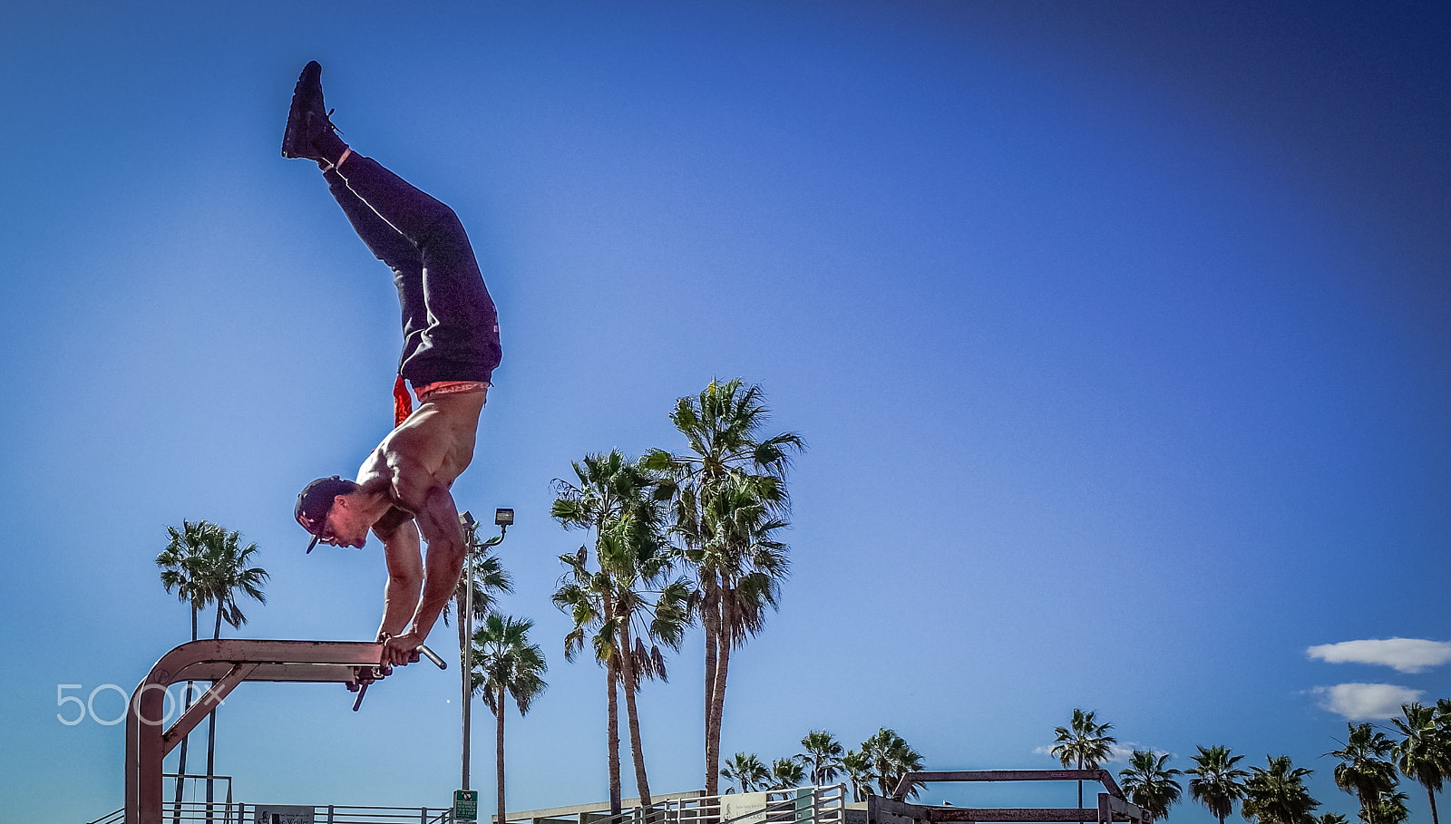 Ricoh GR + GR Lens sample photo. Muscle beach, venice photography