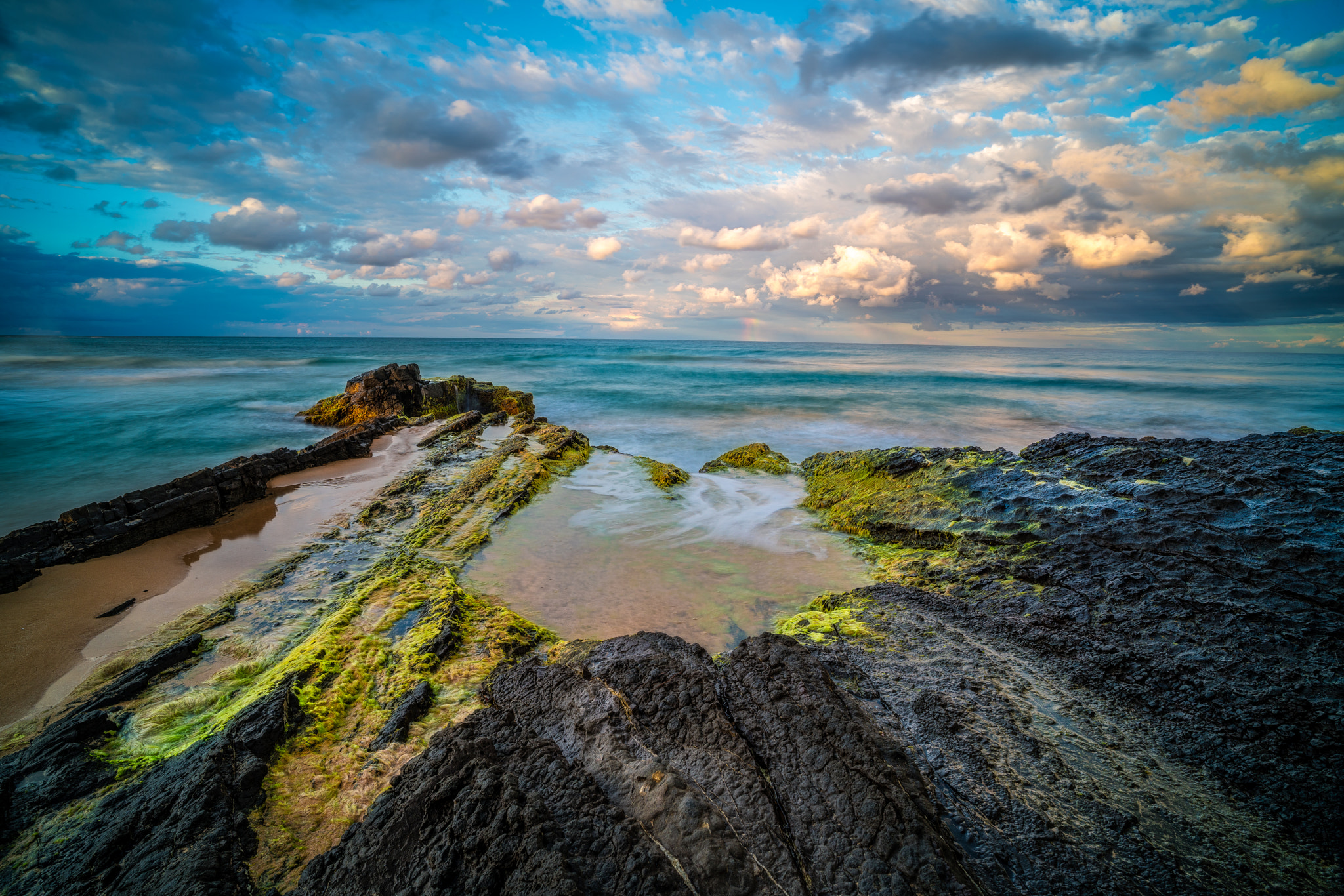 Sony a7R II sample photo. Faint rainbow photography