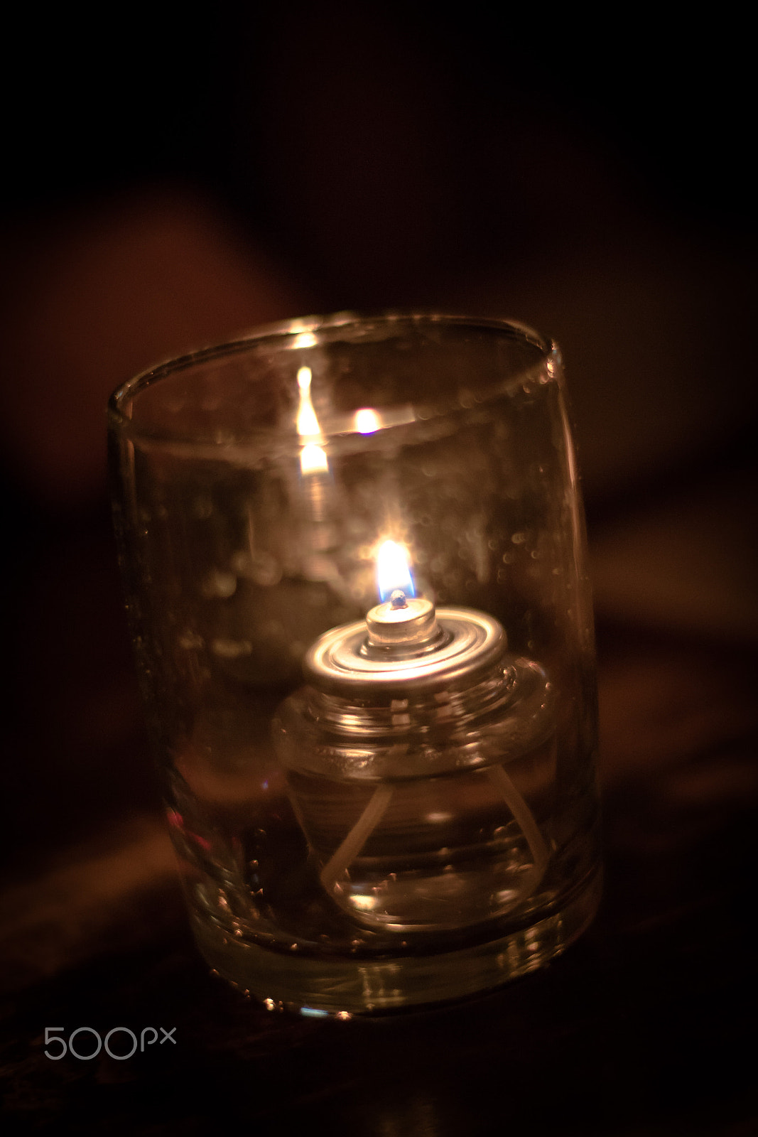 Canon EF 50mm F1.4 USM sample photo. Candle in a cup photography