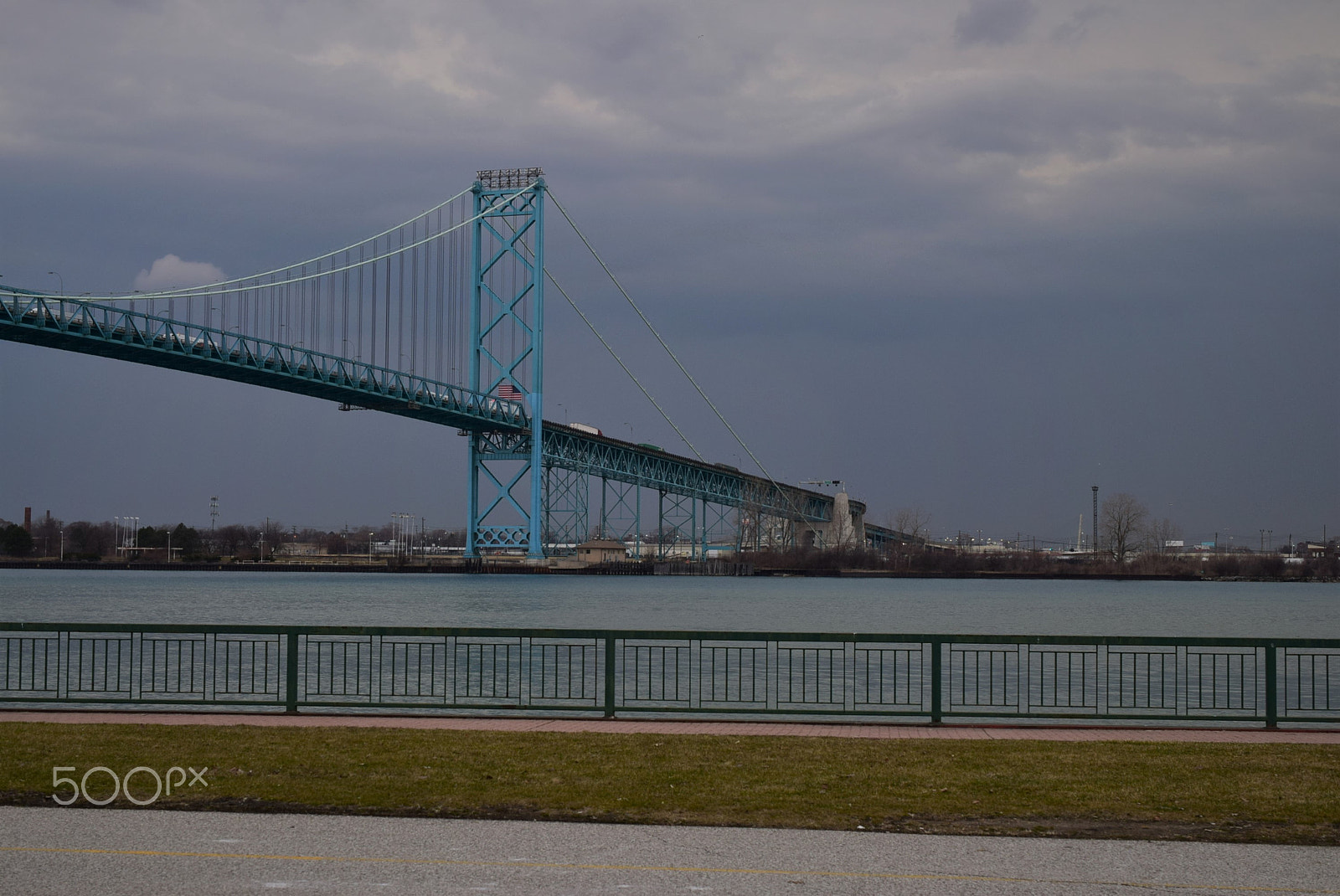 Nikon AF-S DX Micro Nikkor 40mm F2.8 sample photo. Ambassador bridge (windsor / detriot) photography