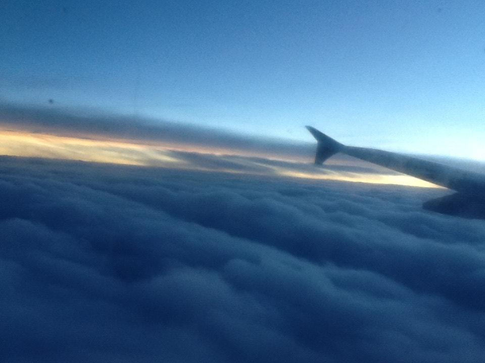 Apple iPad 2 sample photo. The sunset captured from a boeing 737 photography