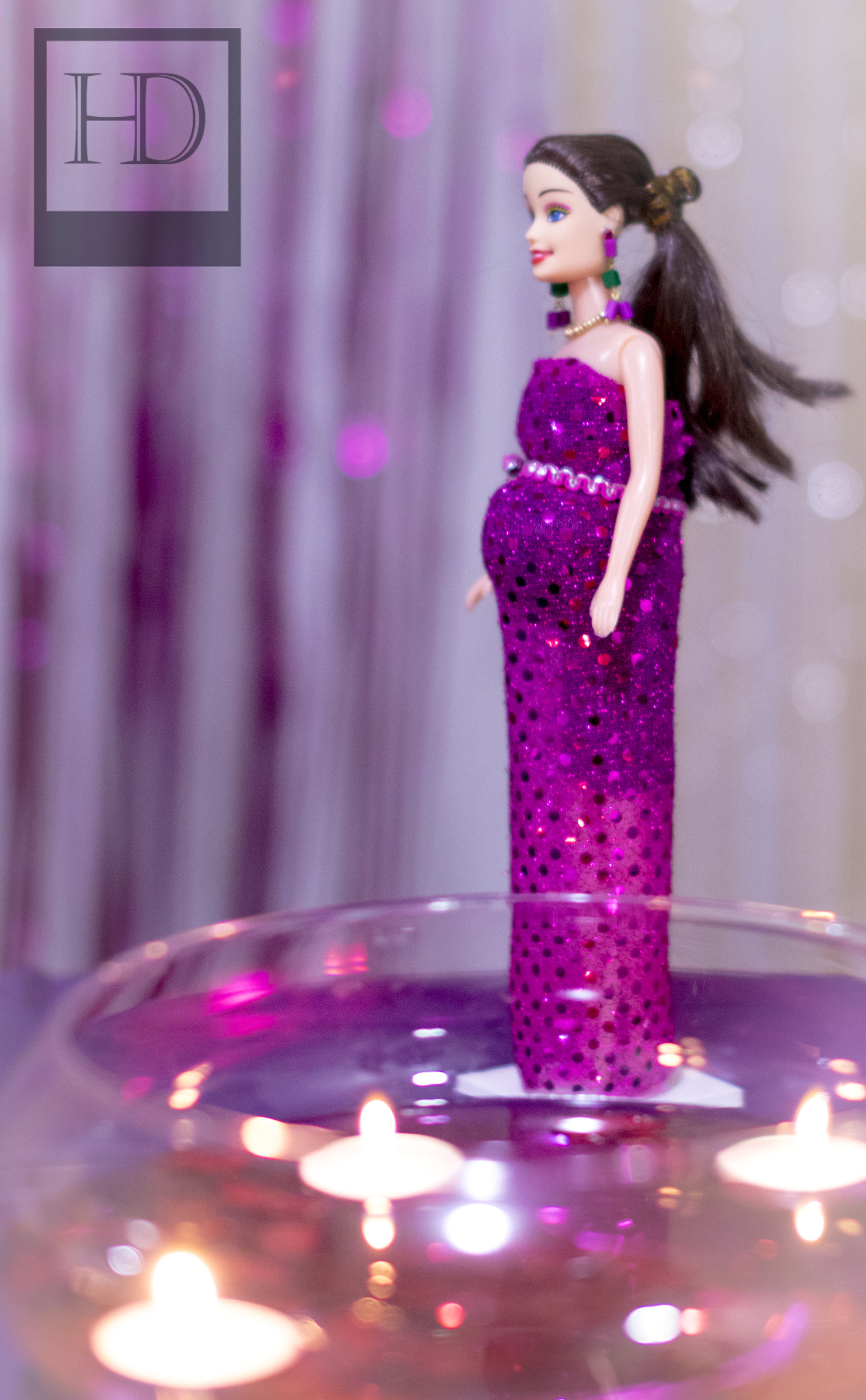 Sigma 50mm F1.4 EX DG HSM sample photo. Pregnant barbie photography