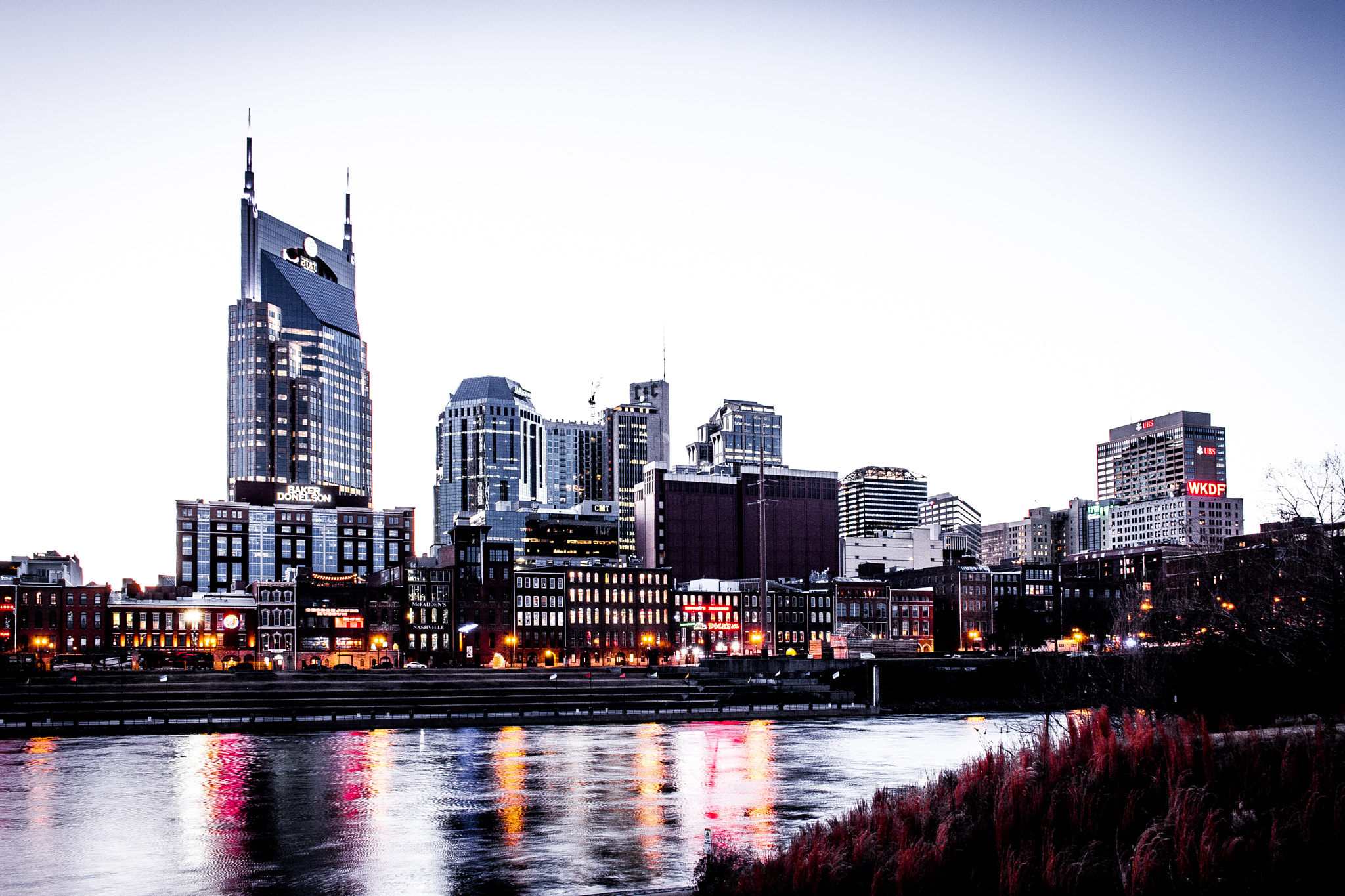 Canon EOS 40D sample photo. Nashville skyline photography