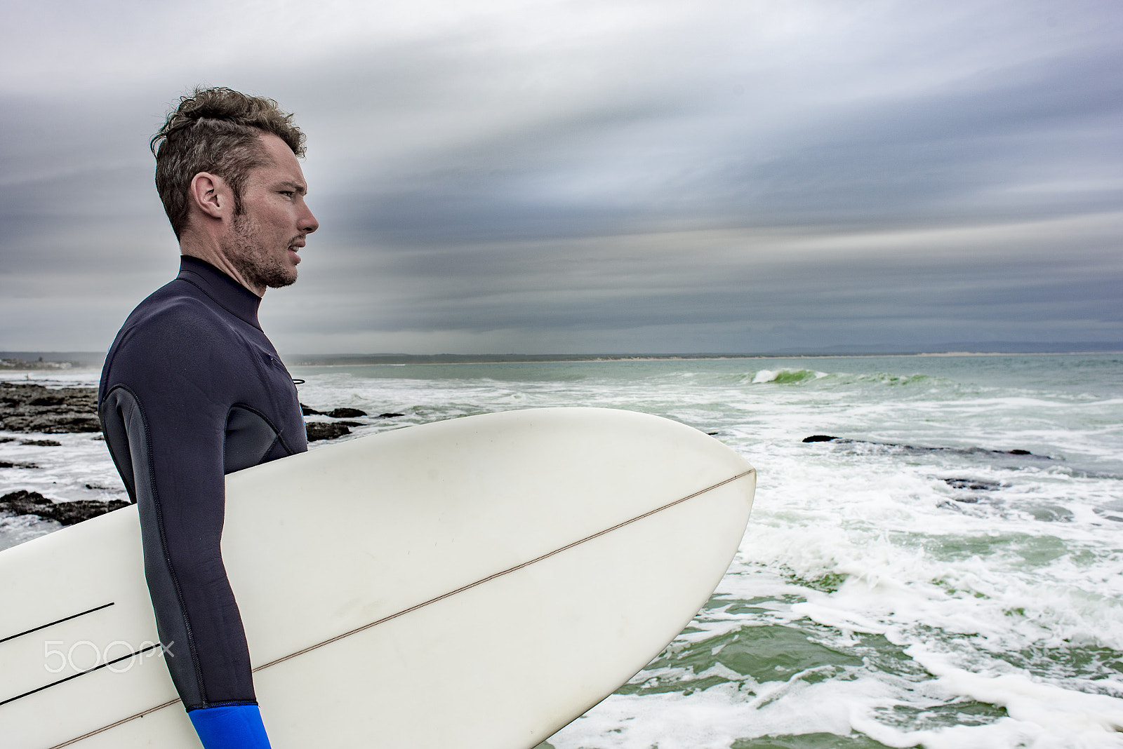 Nikon D600 sample photo. Portrait of surfer viewing the ocean photography