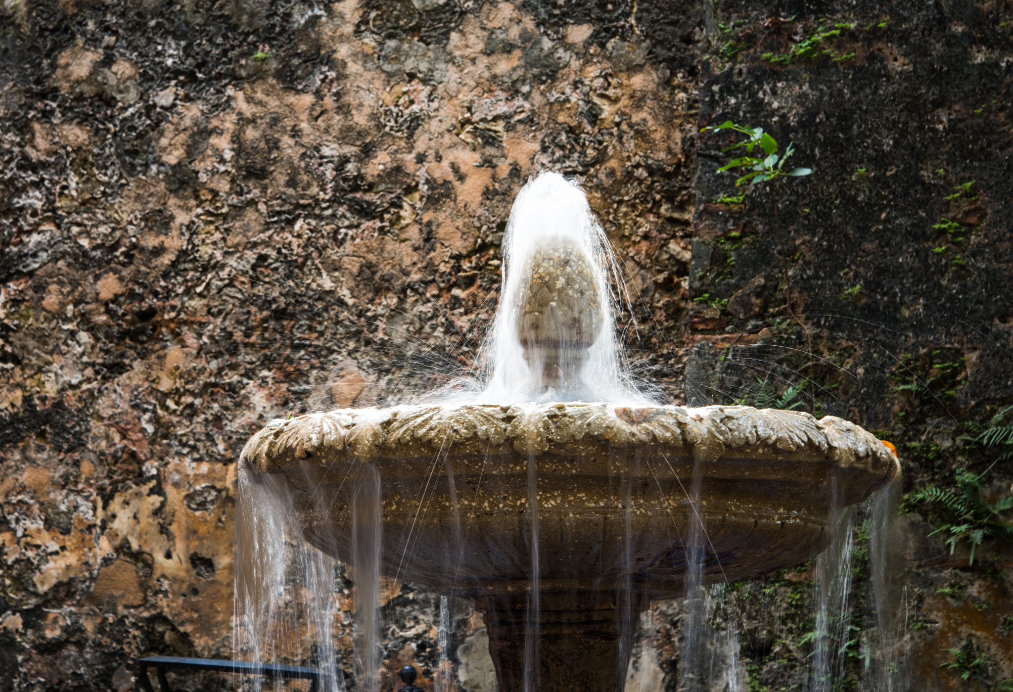 Nikon D810 sample photo. Ornate fountain at el viejo san juan photography