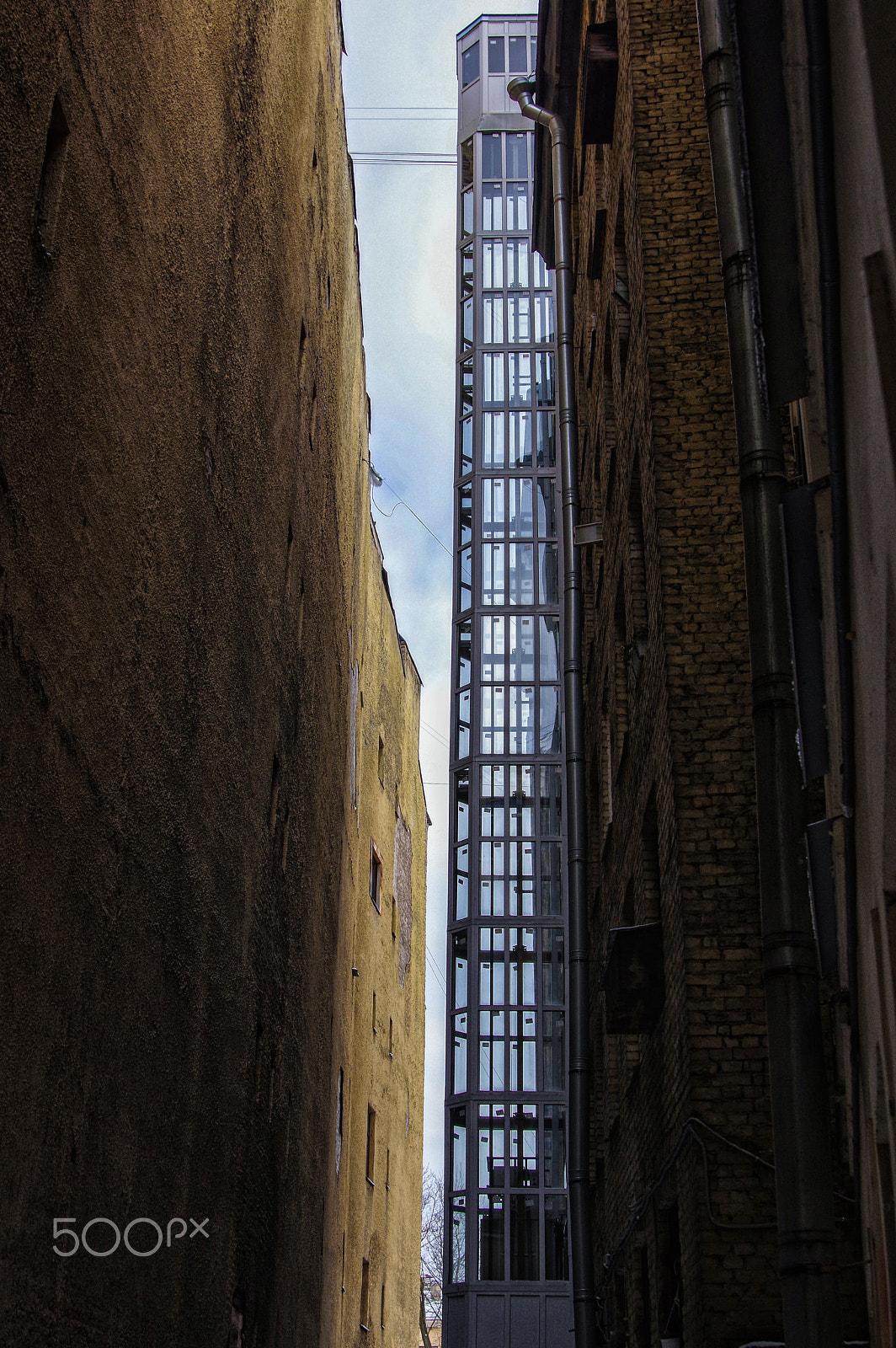 Pentax K-3 sample photo. Elevator photography