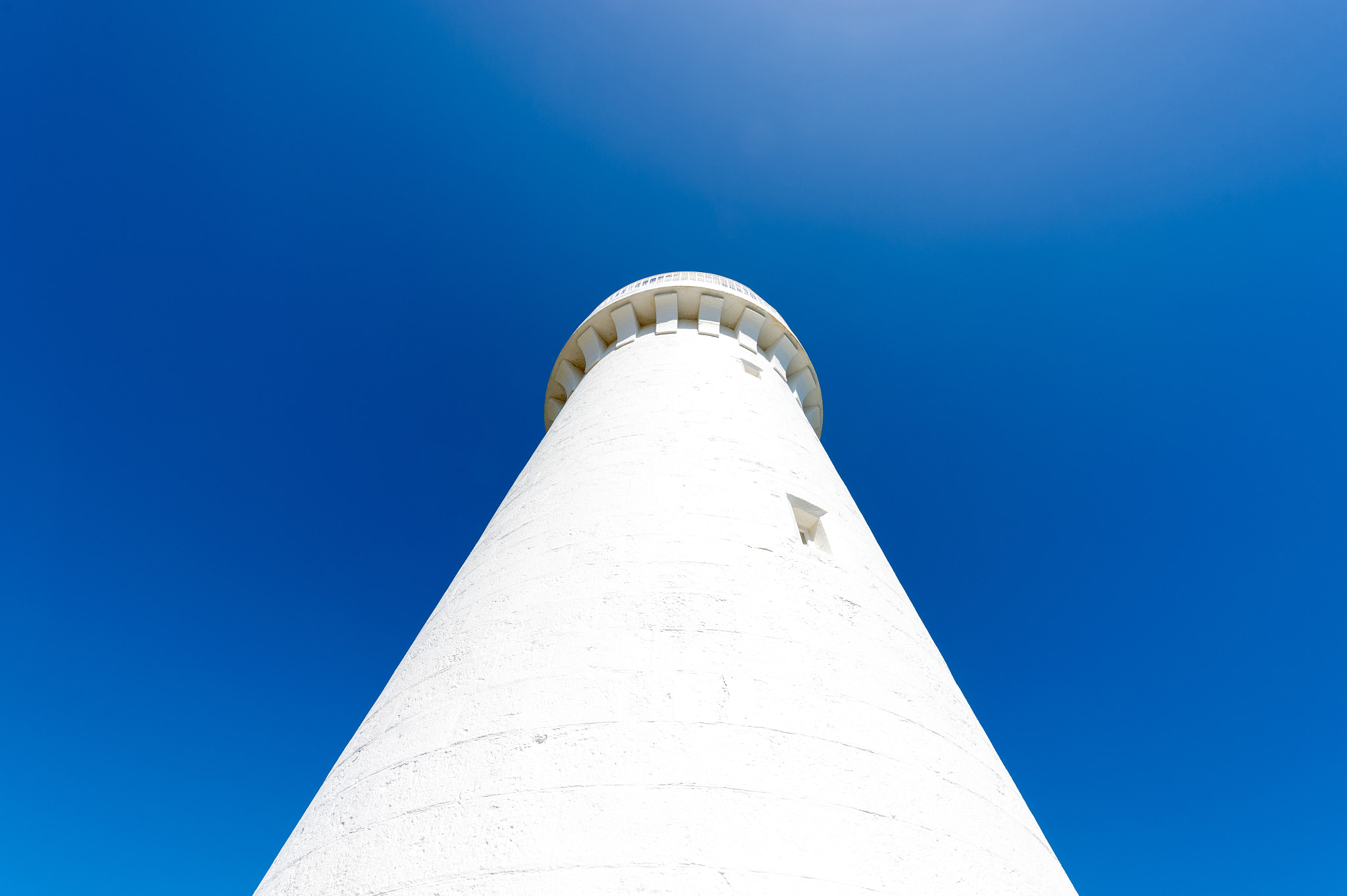 Nikon Df sample photo. Lighthouse blue photography