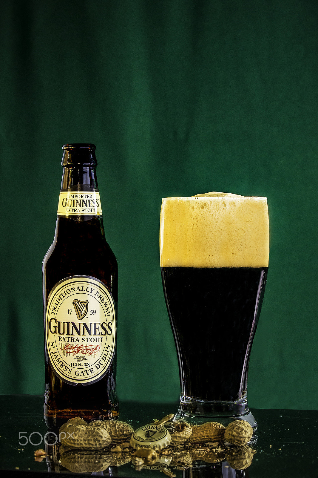 Nikon D800 sample photo. Guinness and peanuts photography