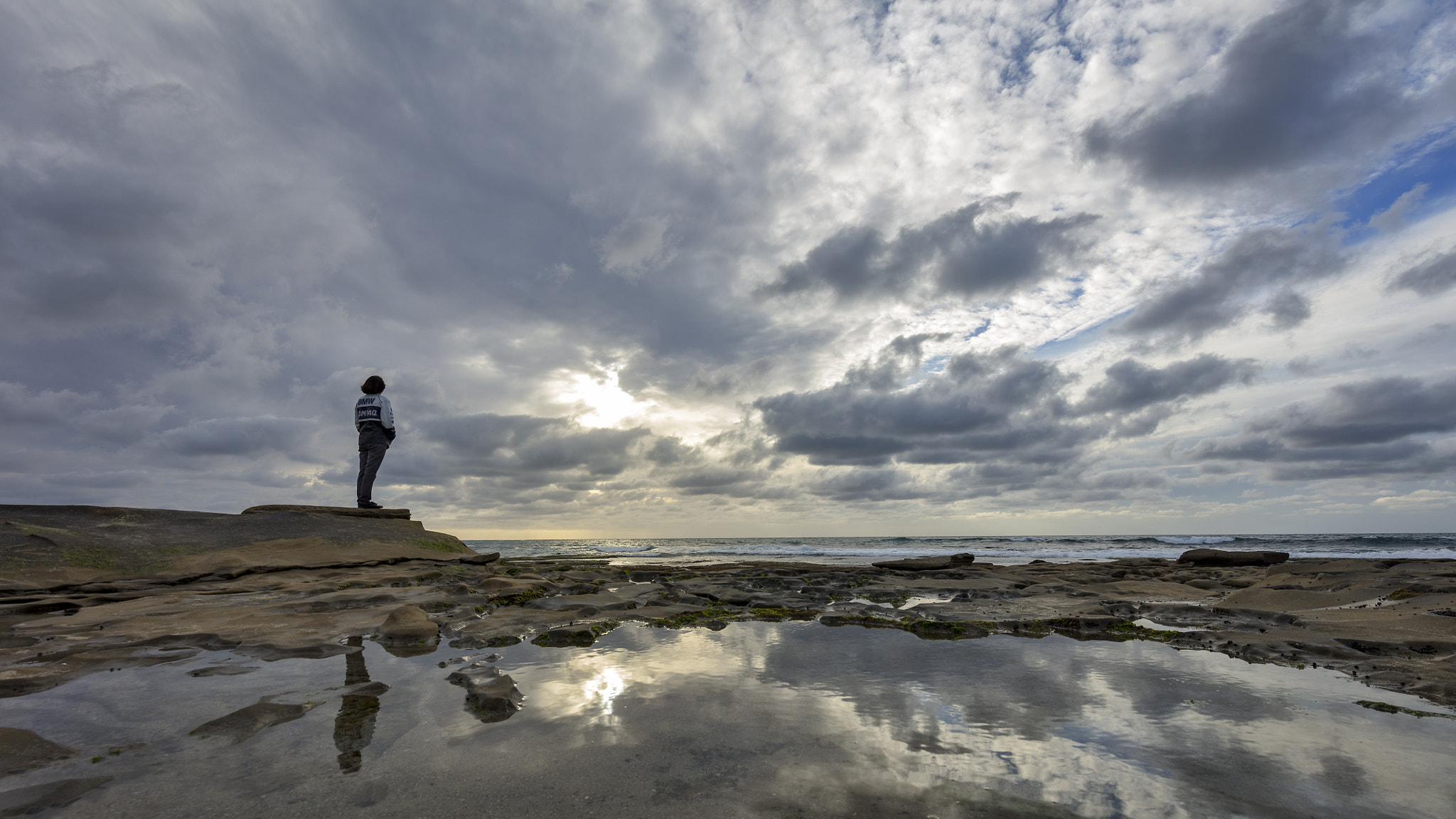 Canon EOS 5DS sample photo. Cloudy sunset in la jolla photography