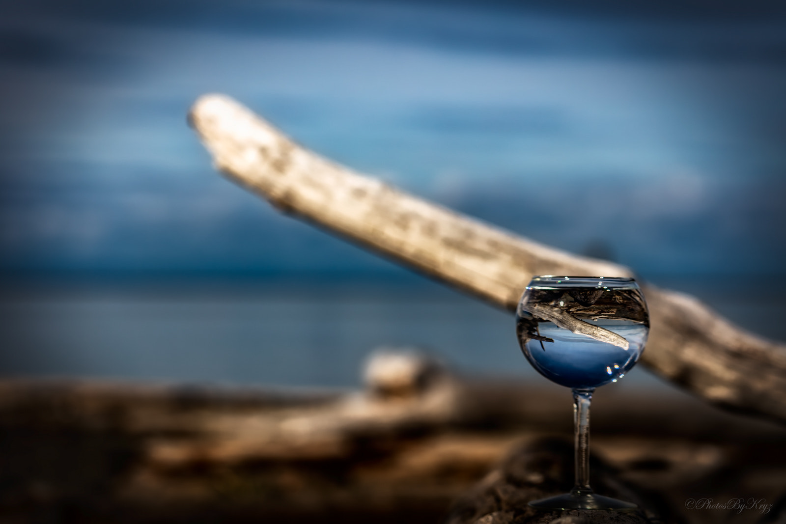 Canon EF 100mm F2.8L Macro IS USM sample photo. Log refrations photography