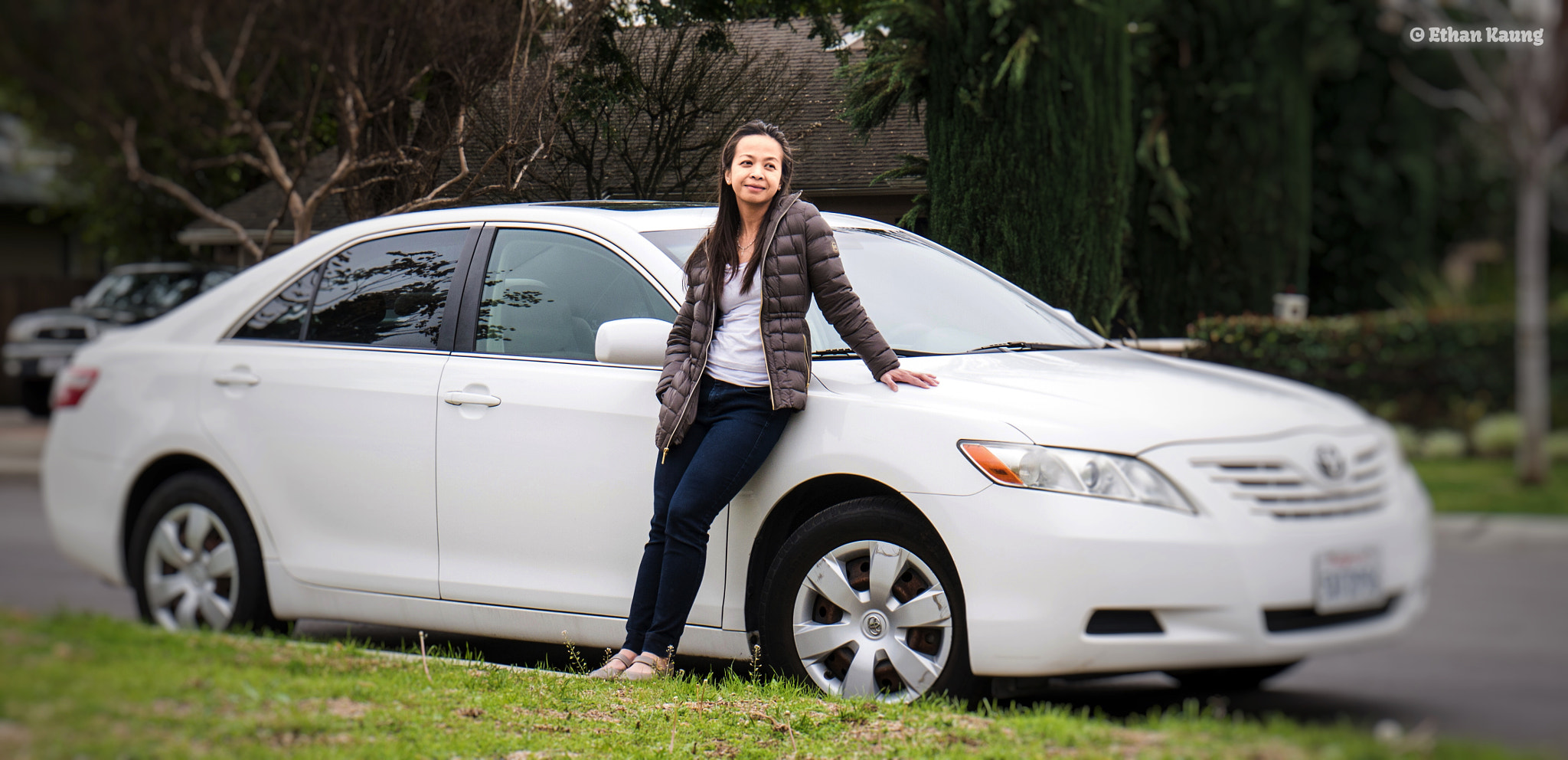 Panasonic Lumix DMC-G85 (Lumix DMC-G80) sample photo. Just a camry and a girl photography