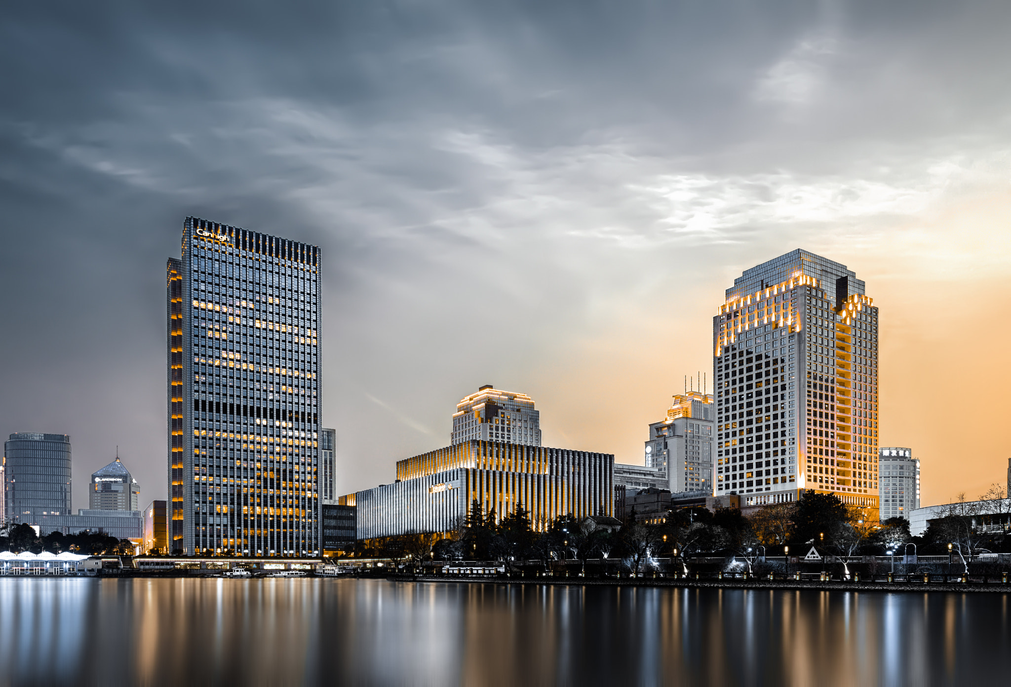 Sigma 24-70mm F2.8 EX DG HSM sample photo. 杭州武林门夜景 photography