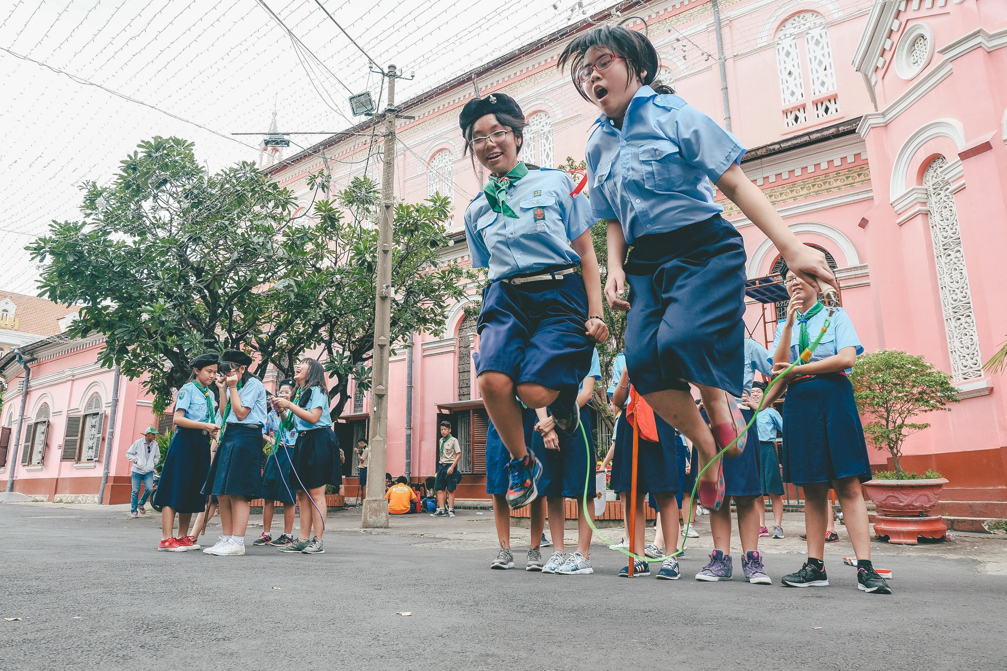 Fujifilm XC 16-50mm F3.5-5.6 OIS II sample photo. Jump cuople photography