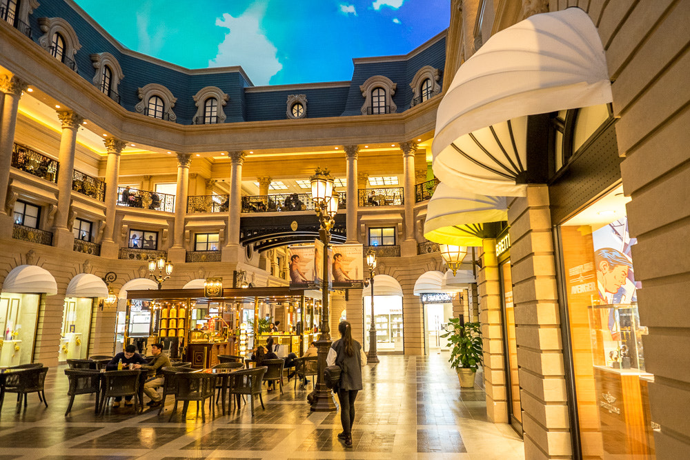 Fujifilm X-T1 + Fujifilm XF 14mm F2.8 R sample photo. The parisian macao photography