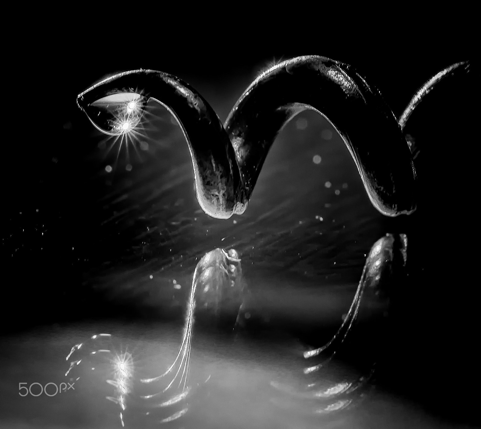 Sigma 105mm F2.8 EX DG OS HSM sample photo. Korkenzieher mit tropfen  ,corkscrew with drops photography