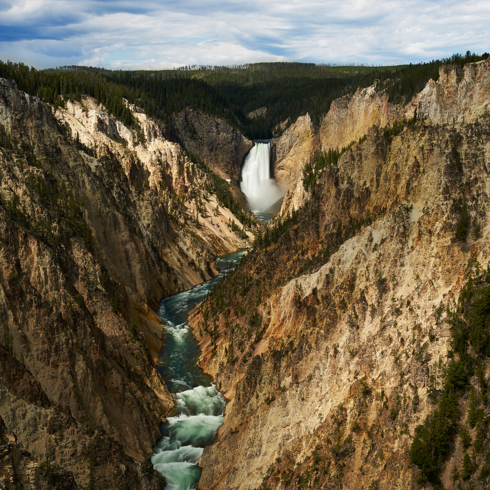 Nikon D750 + Nikon AF-S Nikkor 24-70mm F2.8G ED sample photo. Yellowstone canyon, a painting by the artist named god photography