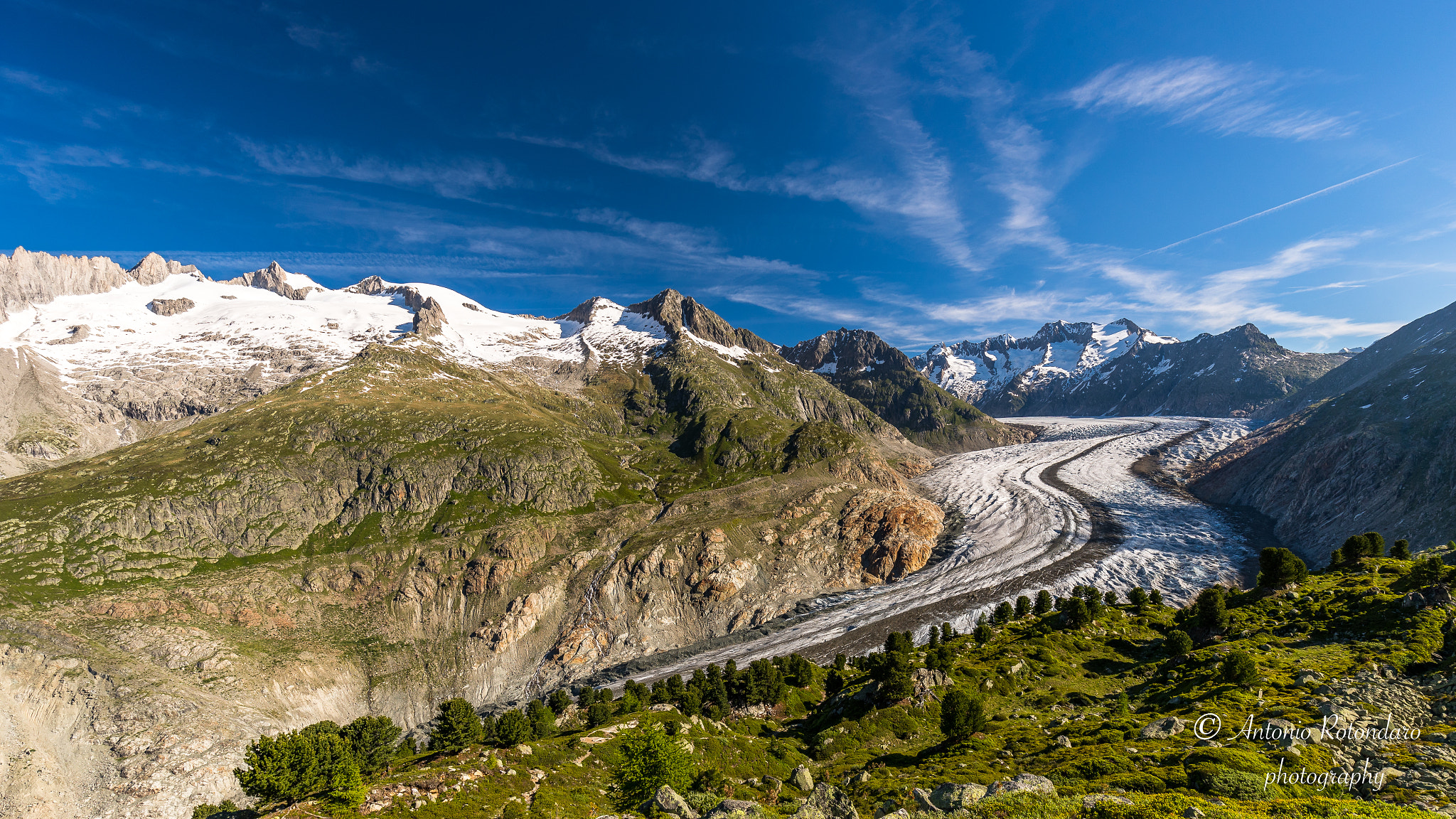 Canon EF 16-35mm F4L IS USM sample photo. Aletschgletscher photography