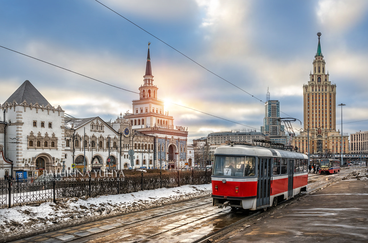 Nikon D800 + Nikon AF-S Nikkor 28-70mm F2.8 ED-IF sample photo. Tram at kazansky railway station photography