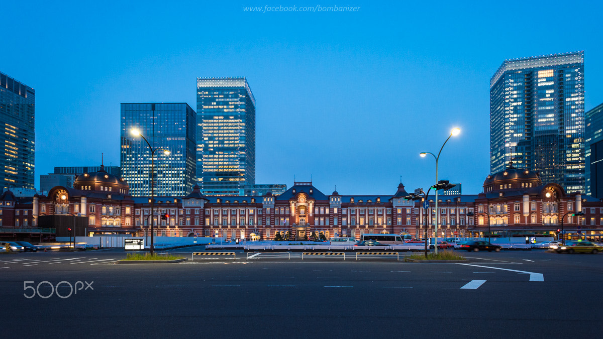 Nikon D4 sample photo. Tokyo station photography