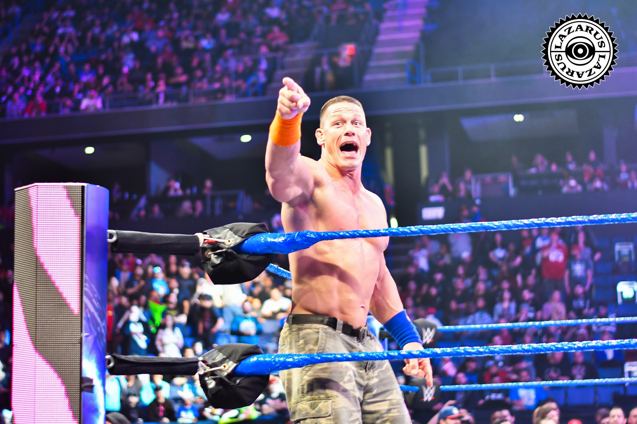 Nikon D500 sample photo. John cena at wwe wrestle mania february 21st 2017 photography