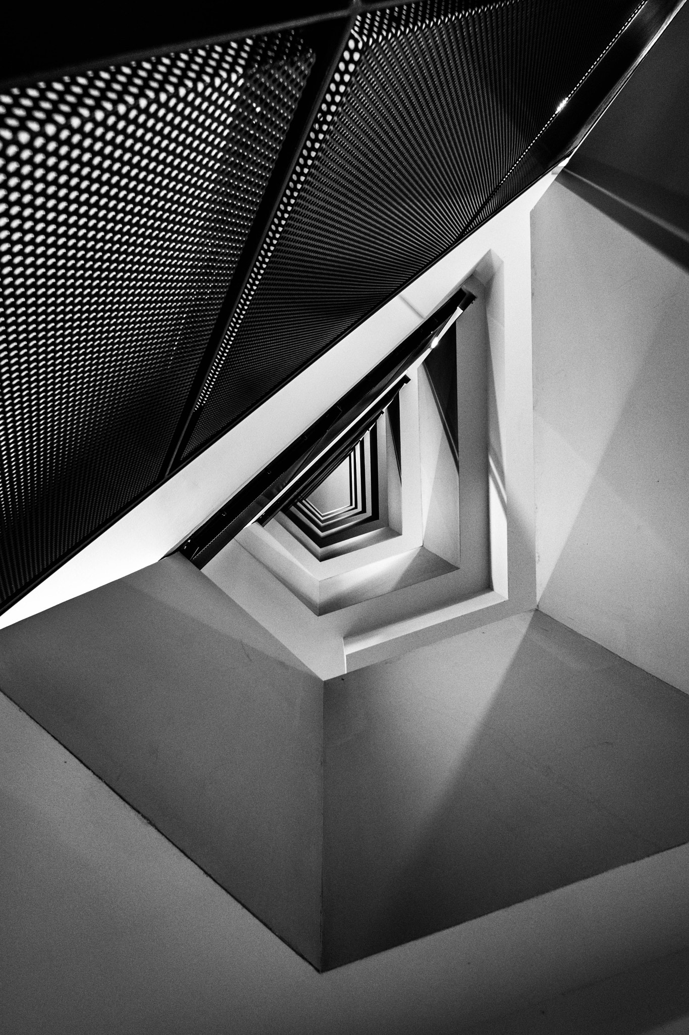 Sigma 8-16mm F4.5-5.6 DC HSM sample photo. Futuristic staircase photography