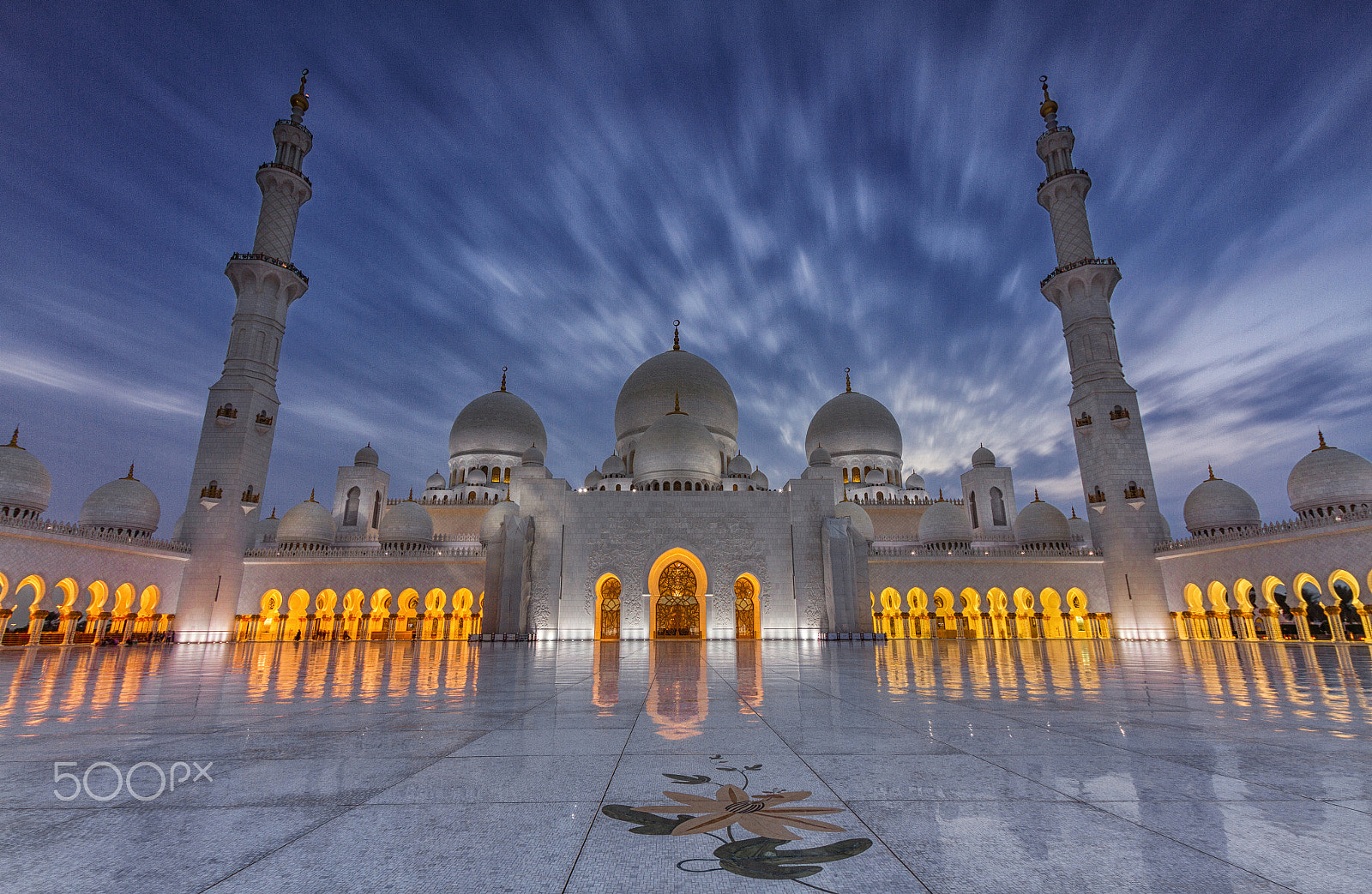Sigma 10-20mm F3.5 EX DC HSM sample photo. Sheik-zayid-mosque abu dhabi at twilight photography