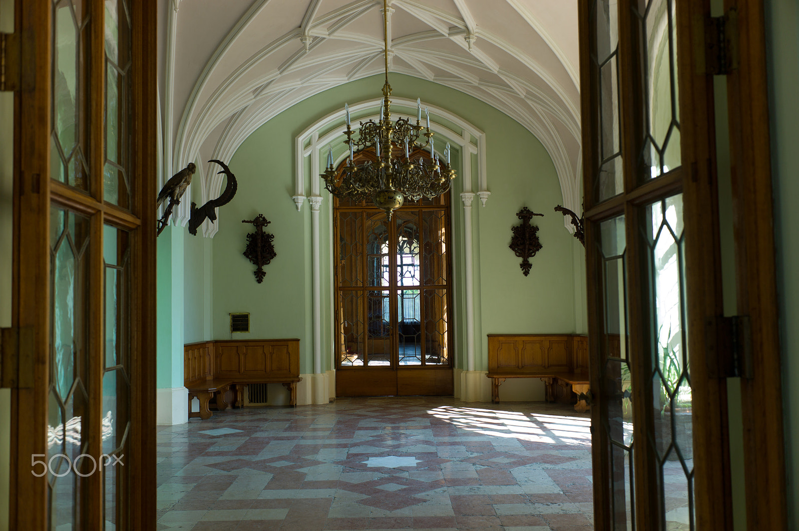 Leica M9 + Leica Summicron-M 35mm F2 ASPH sample photo. Castle lednice interior photography