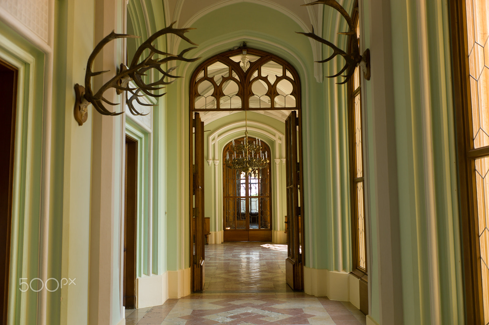 Leica M9 + Leica Summicron-M 35mm F2 ASPH sample photo. Castle lednice interior photography
