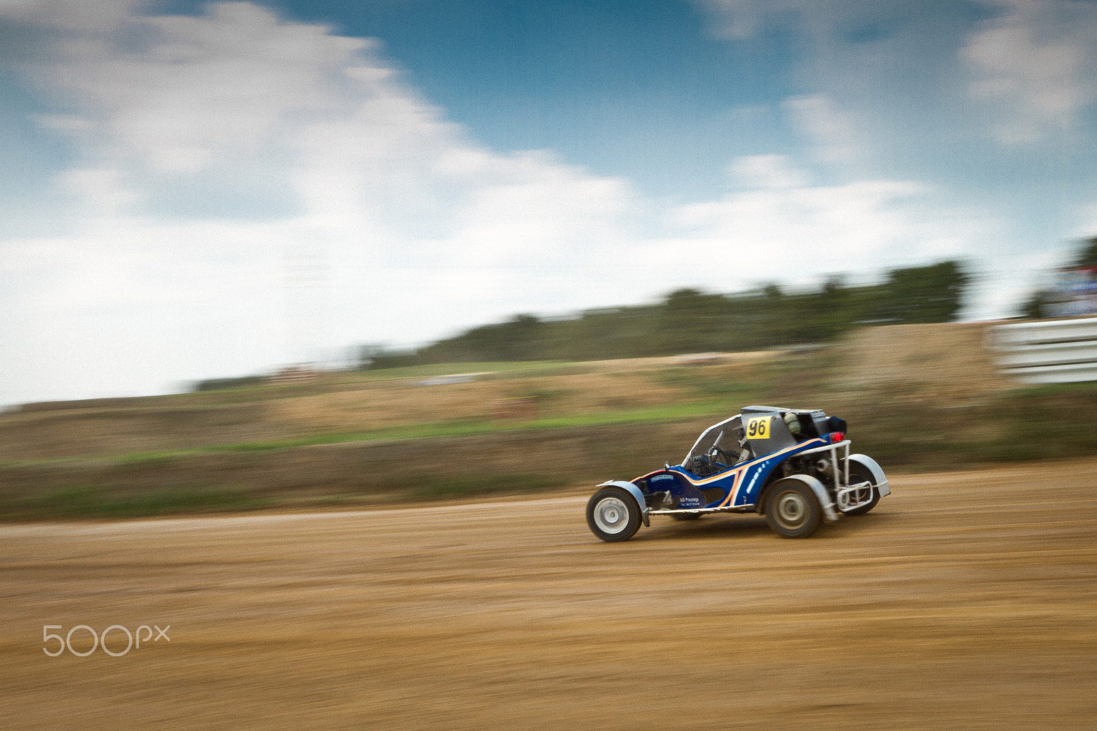 Canon EF 16-35mm F2.8L II USM sample photo. Blue buggy racing car photography