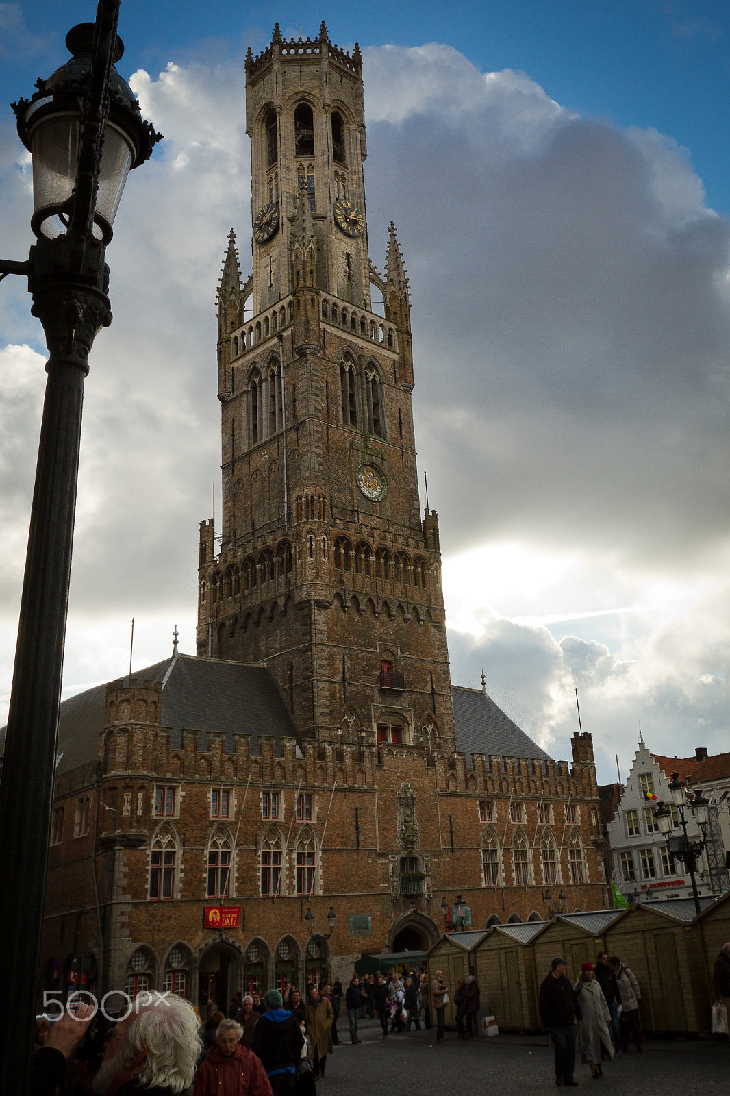 Canon EOS 7D + Canon EF 16-35mm F2.8L II USM sample photo. Halle belfry in bruges photography