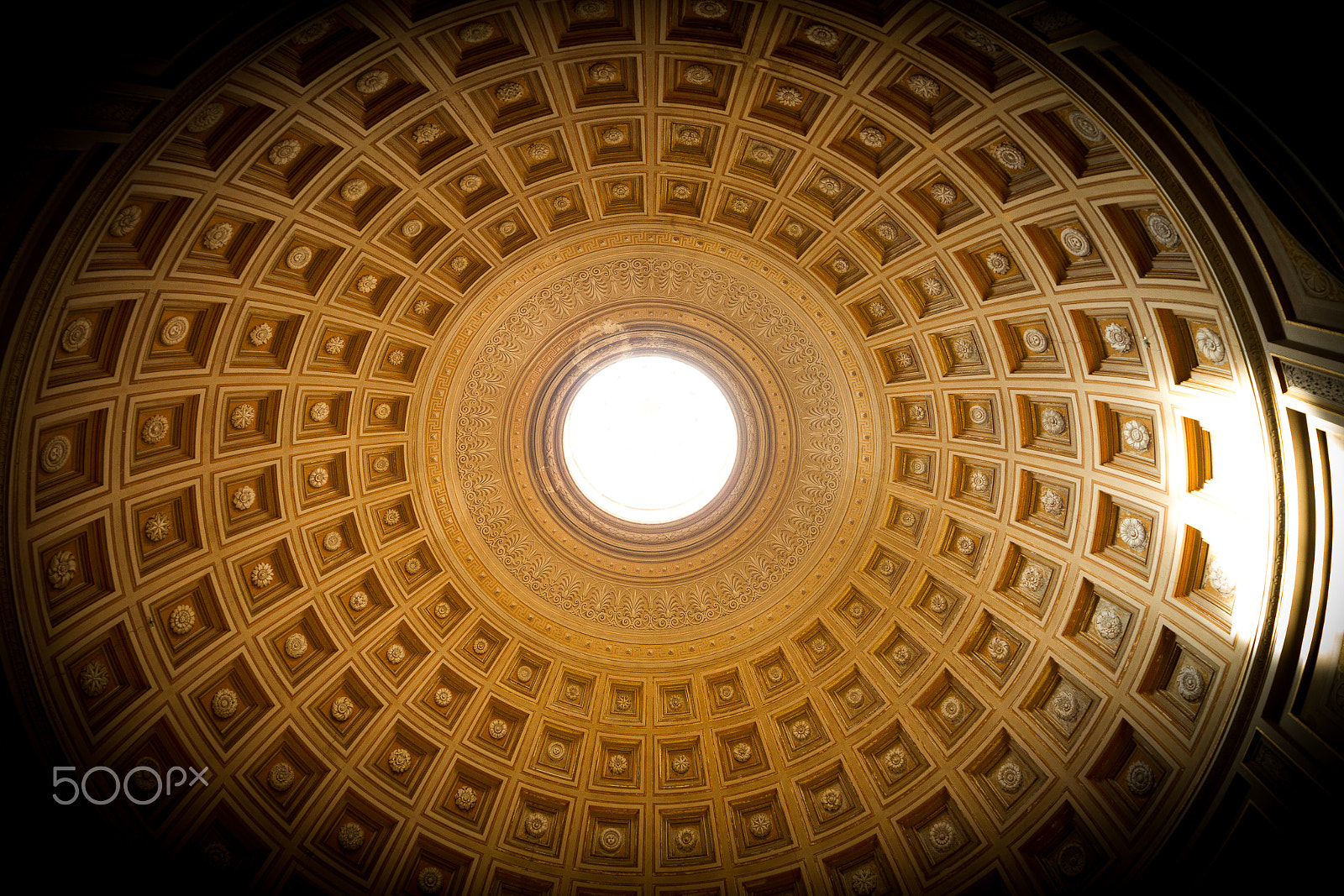 Canon EF 16-35mm F2.8L II USM sample photo. Dome from inside with light window photography