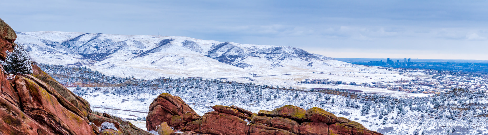 Nikon AF-Nikkor 80-200mm F2.8D ED sample photo. Denver from red rocks photography