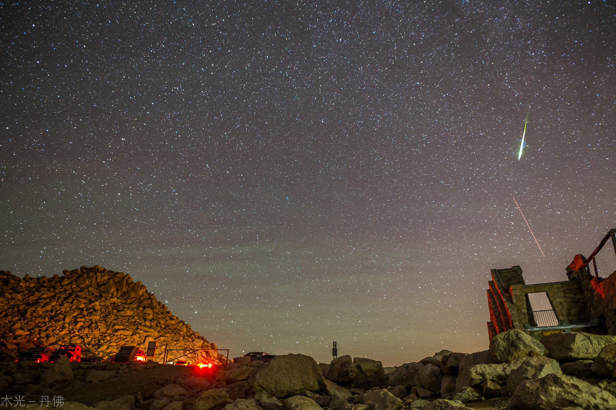 Sigma 20mm F1.4 DG HSM Art sample photo. Meteor shower at mt evans photography