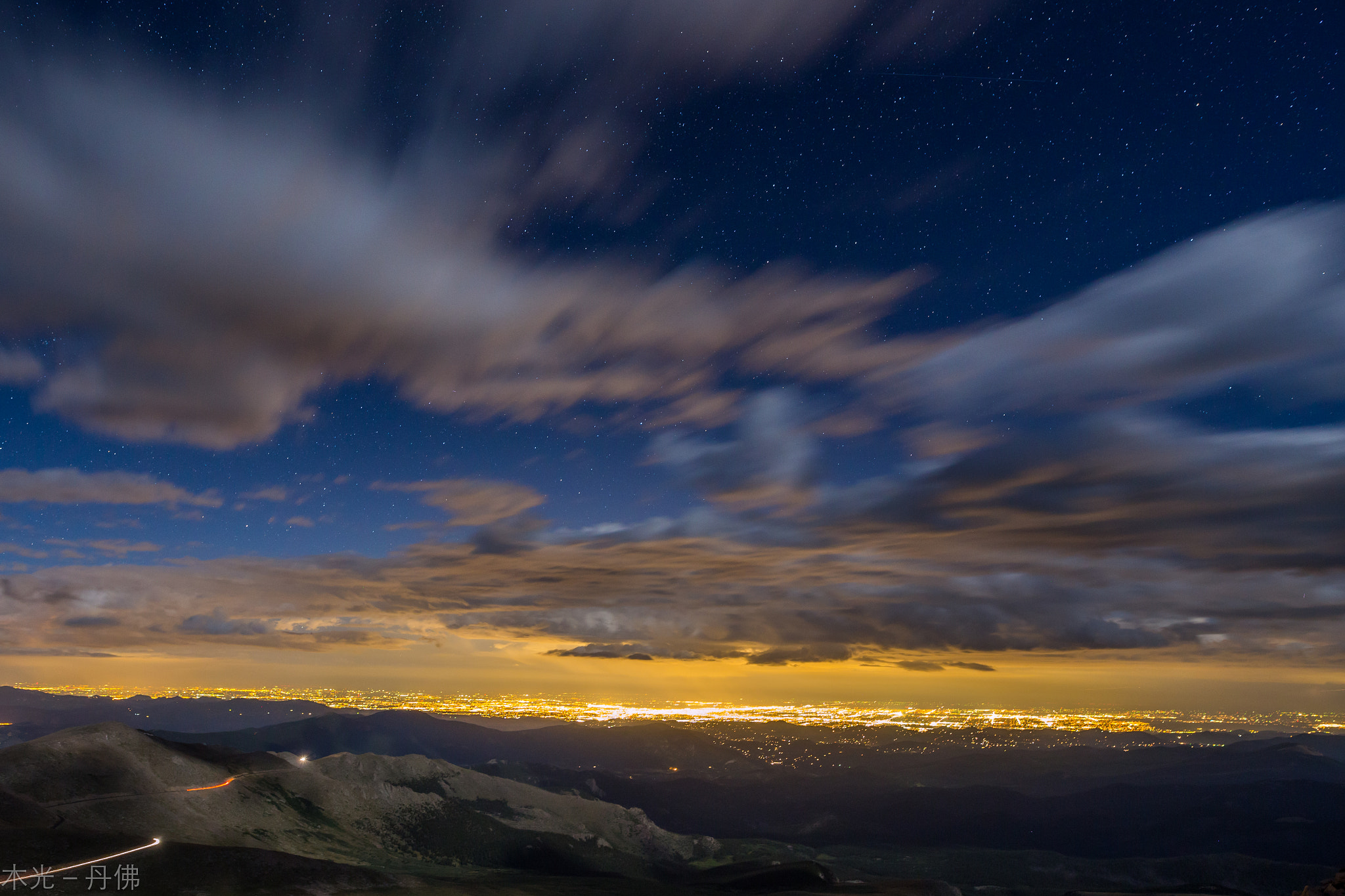 Canon EOS 6D sample photo. Denver from mt evans photography