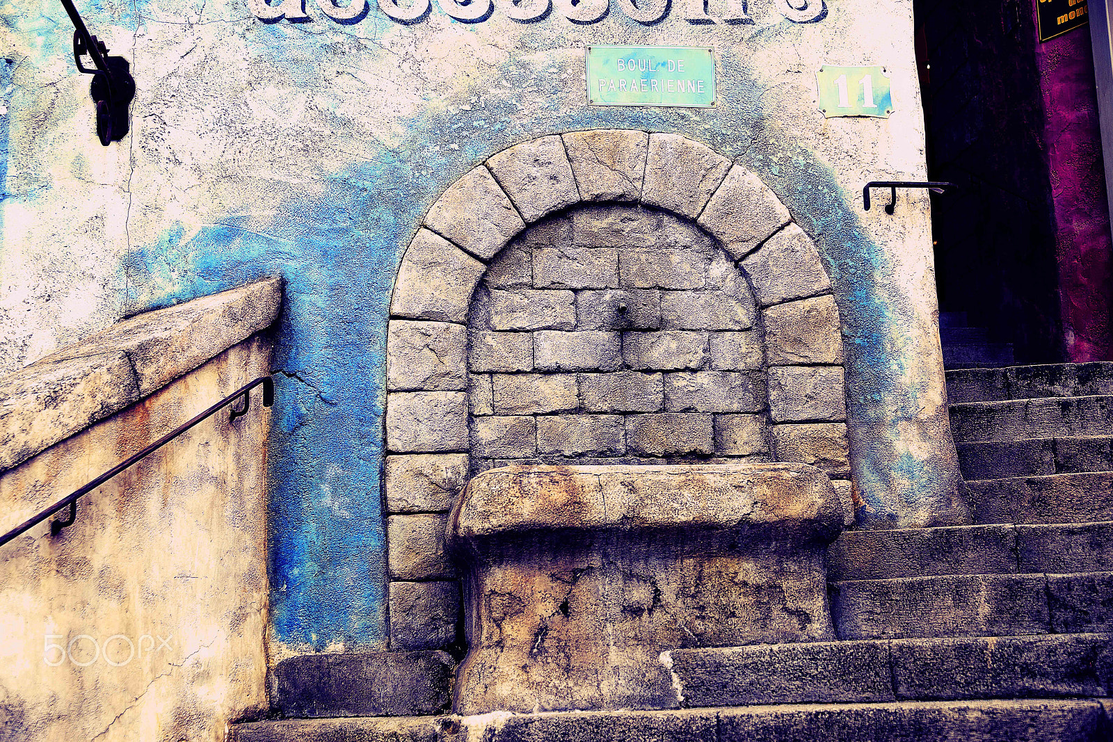 Nikon D800E sample photo. Funny color street corner photography