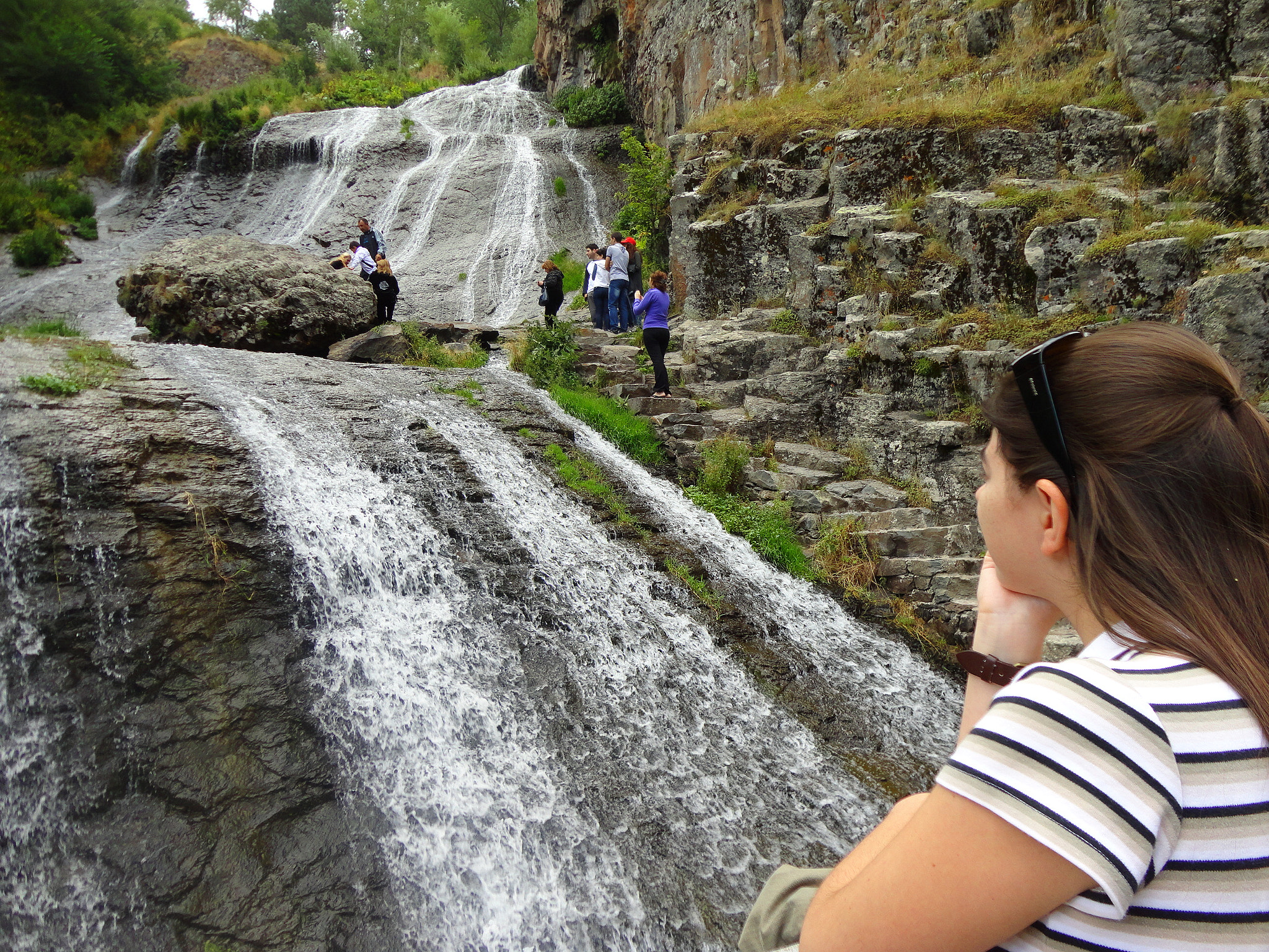 Sony Cyber-shot DSC-W570 sample photo. "mermaid's hair", waterfall in jermuk photography