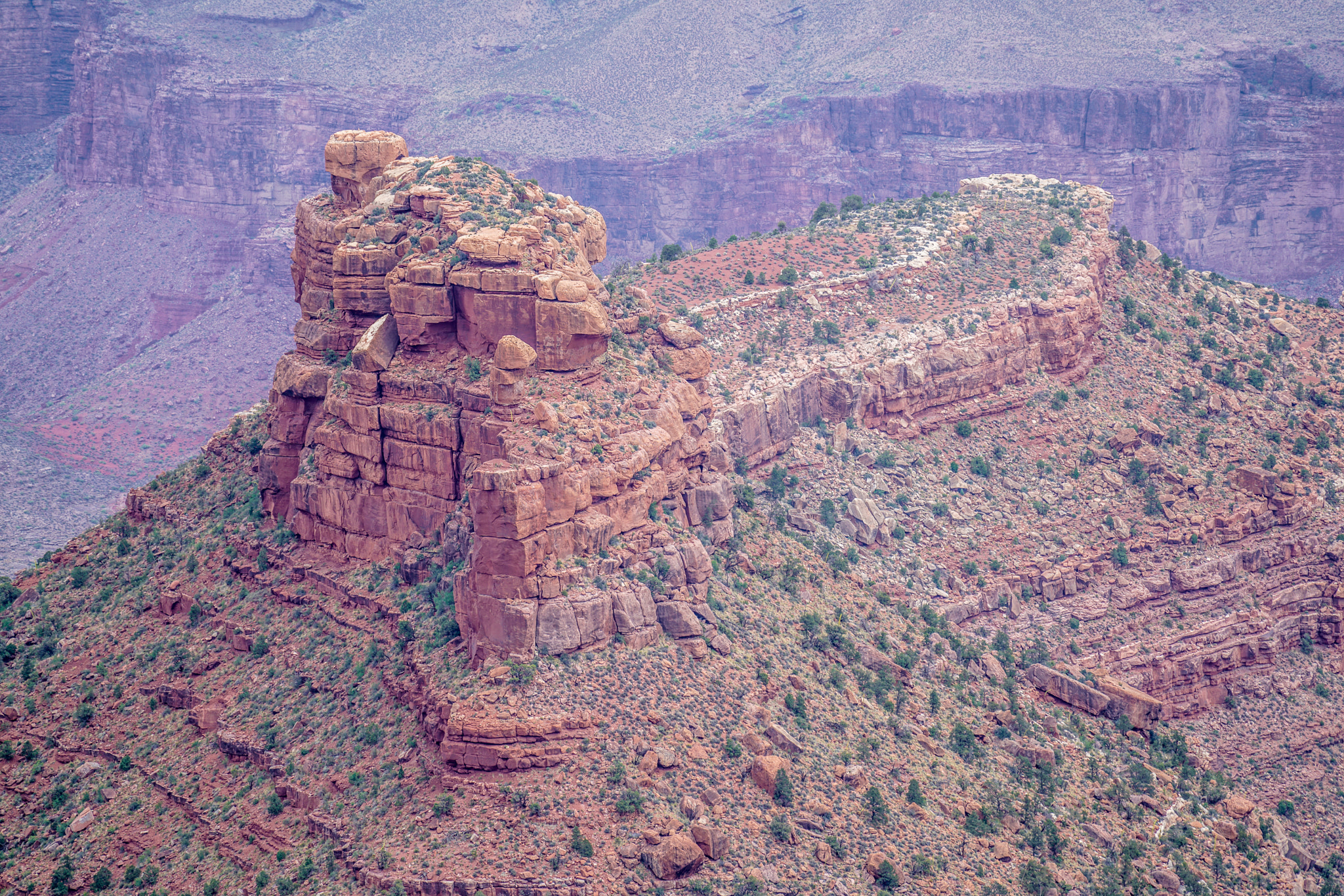 Sony a7R II + Sony FE 70-300mm F4.5-5.6 G OSS sample photo. Grand canyon photography