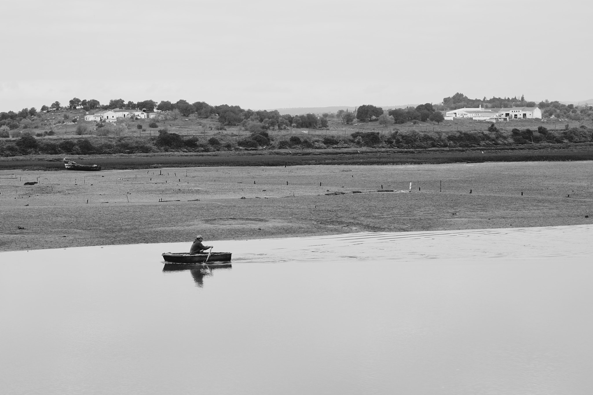 Sony a6000 sample photo. Alone in the river... photography