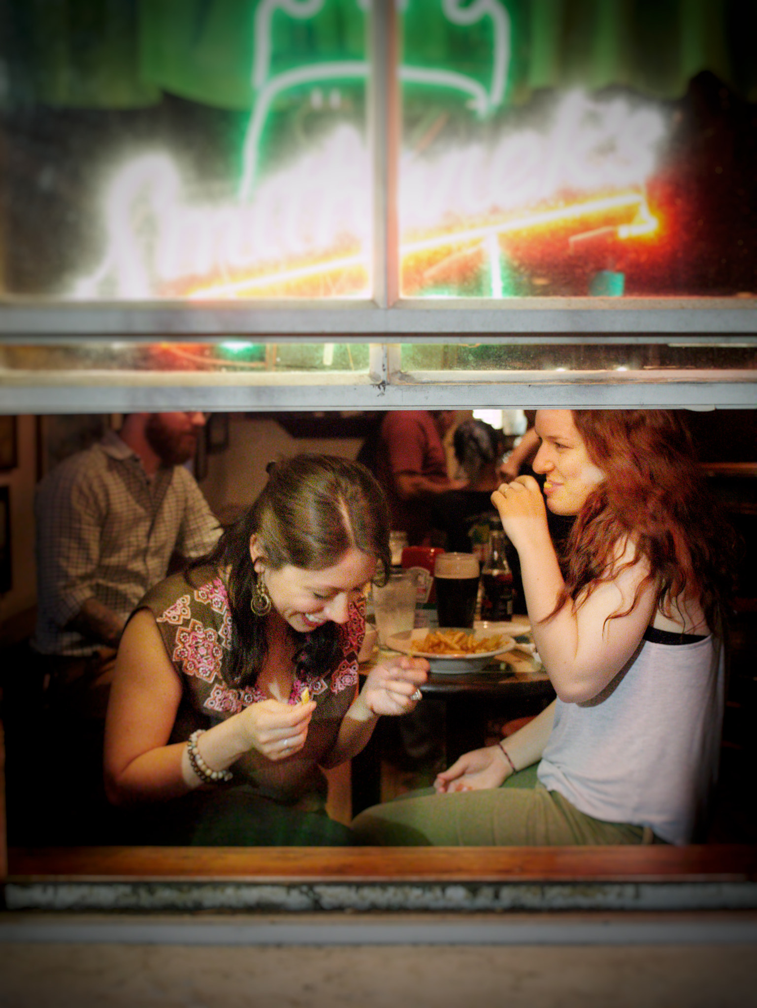 Panasonic Lumix G X Vario 12-35mm F2.8 ASPH Power OIS sample photo. Neon friendship photography