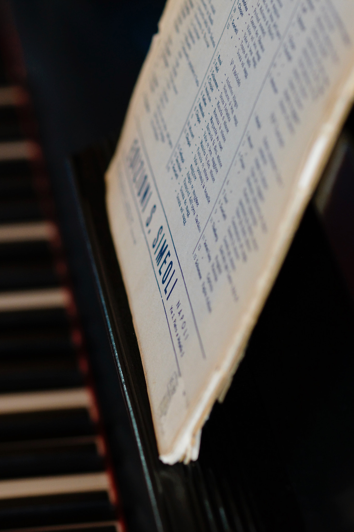 Sony SLT-A77 sample photo. Sheet of music photography