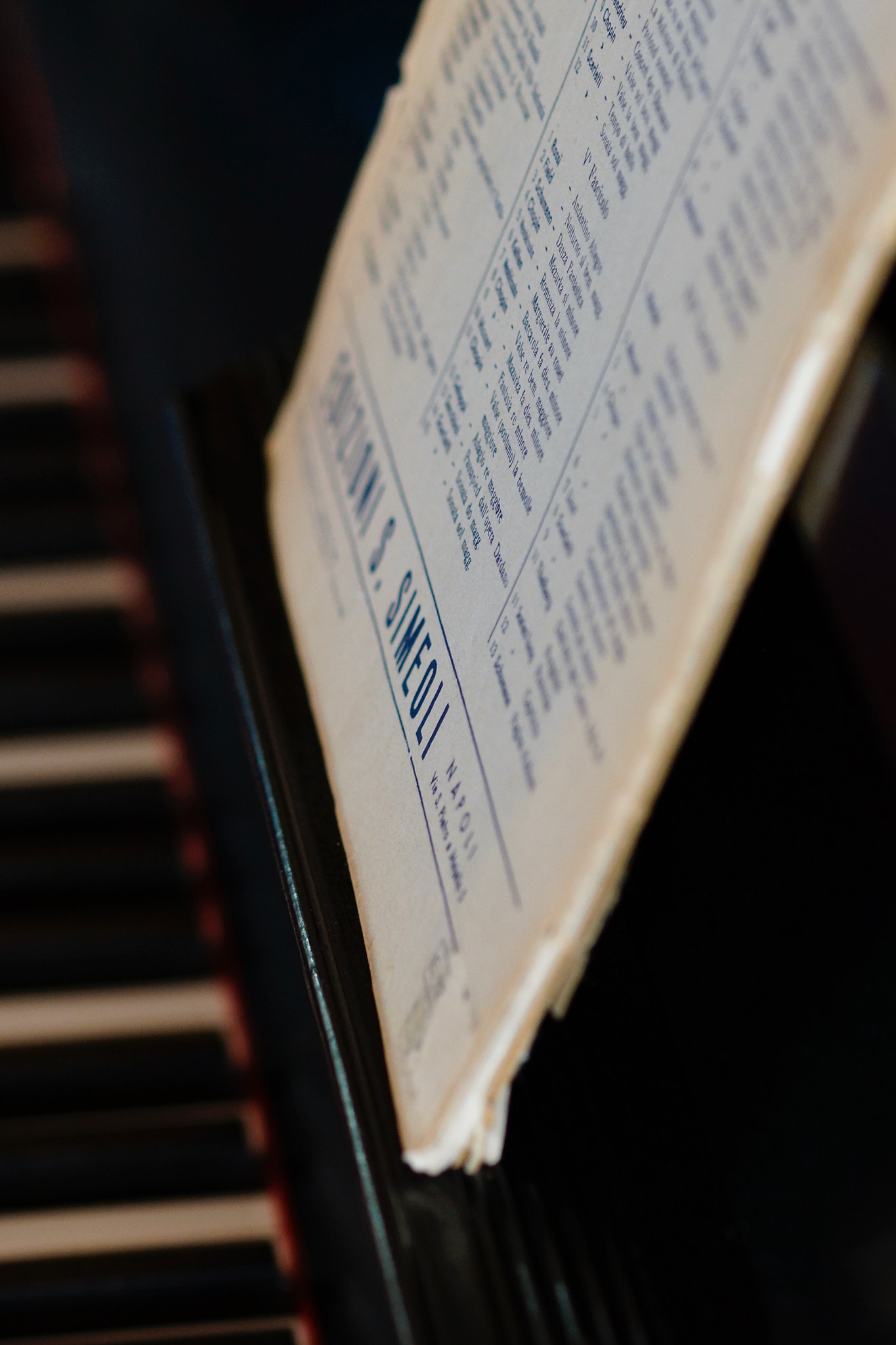 Sony SLT-A77 + Sony 100mm F2.8 Macro sample photo. Sheet of music photography
