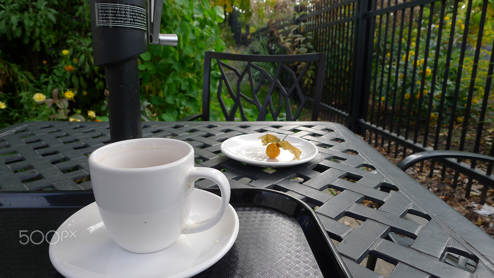 Leica D-LUX 5 sample photo. Outdoor coffee photography