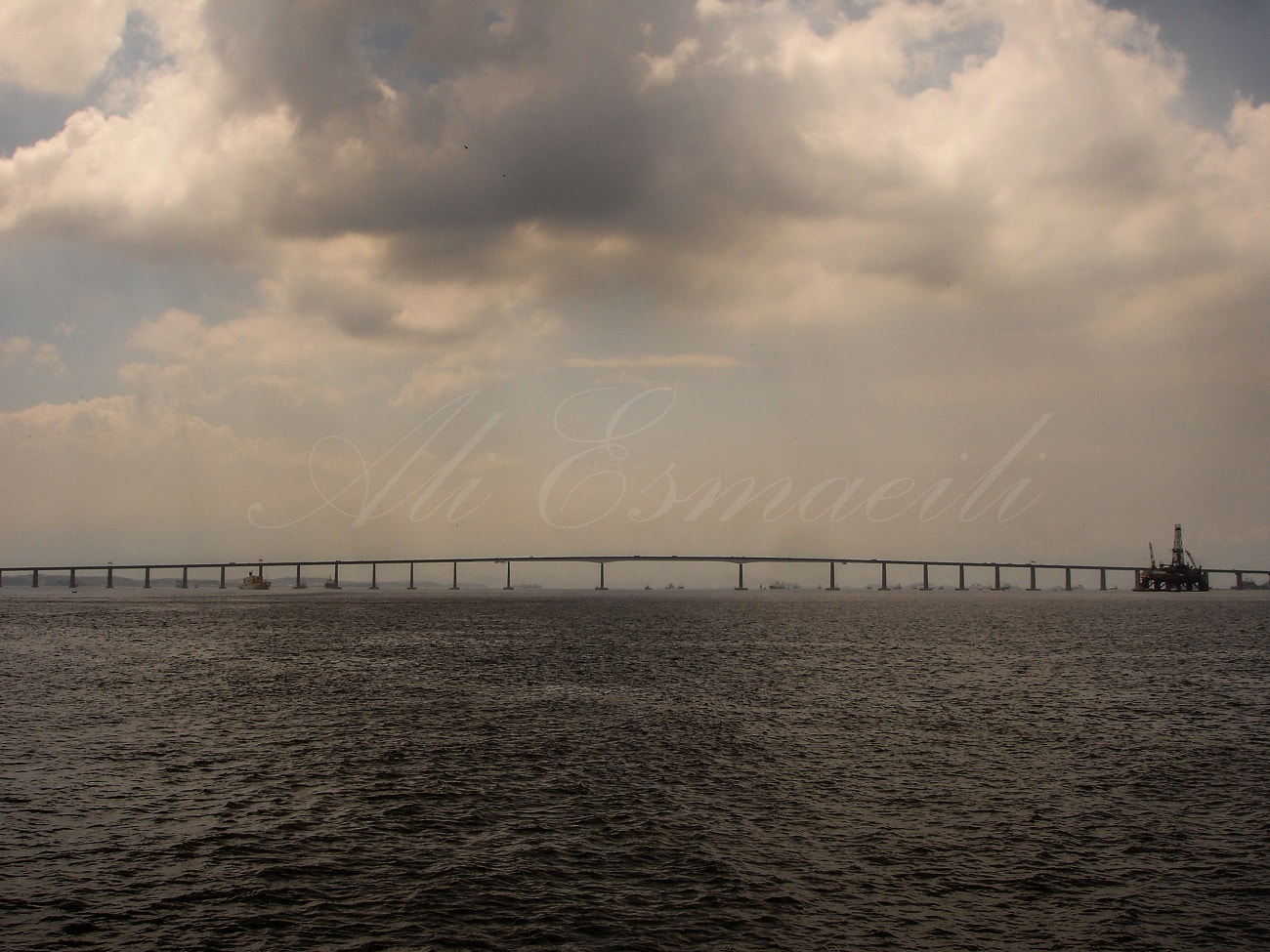 Sony DSC-P200 sample photo. Bridge to offshore photography
