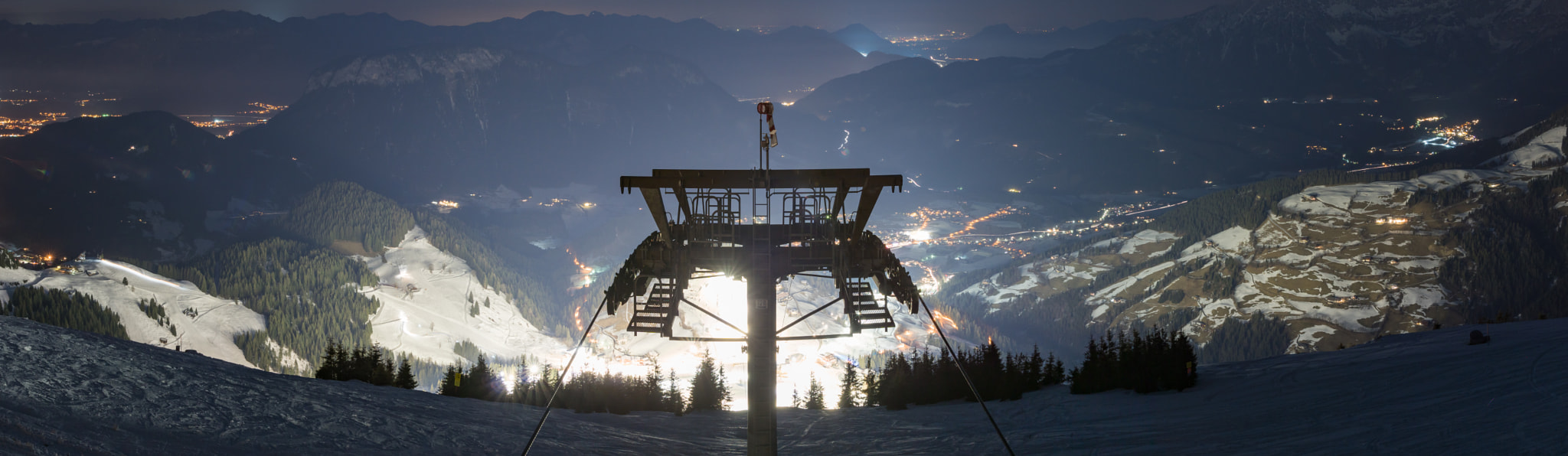 Sony ILCA-77M2 sample photo. Hohe salve panorama skilift hohe salve photography