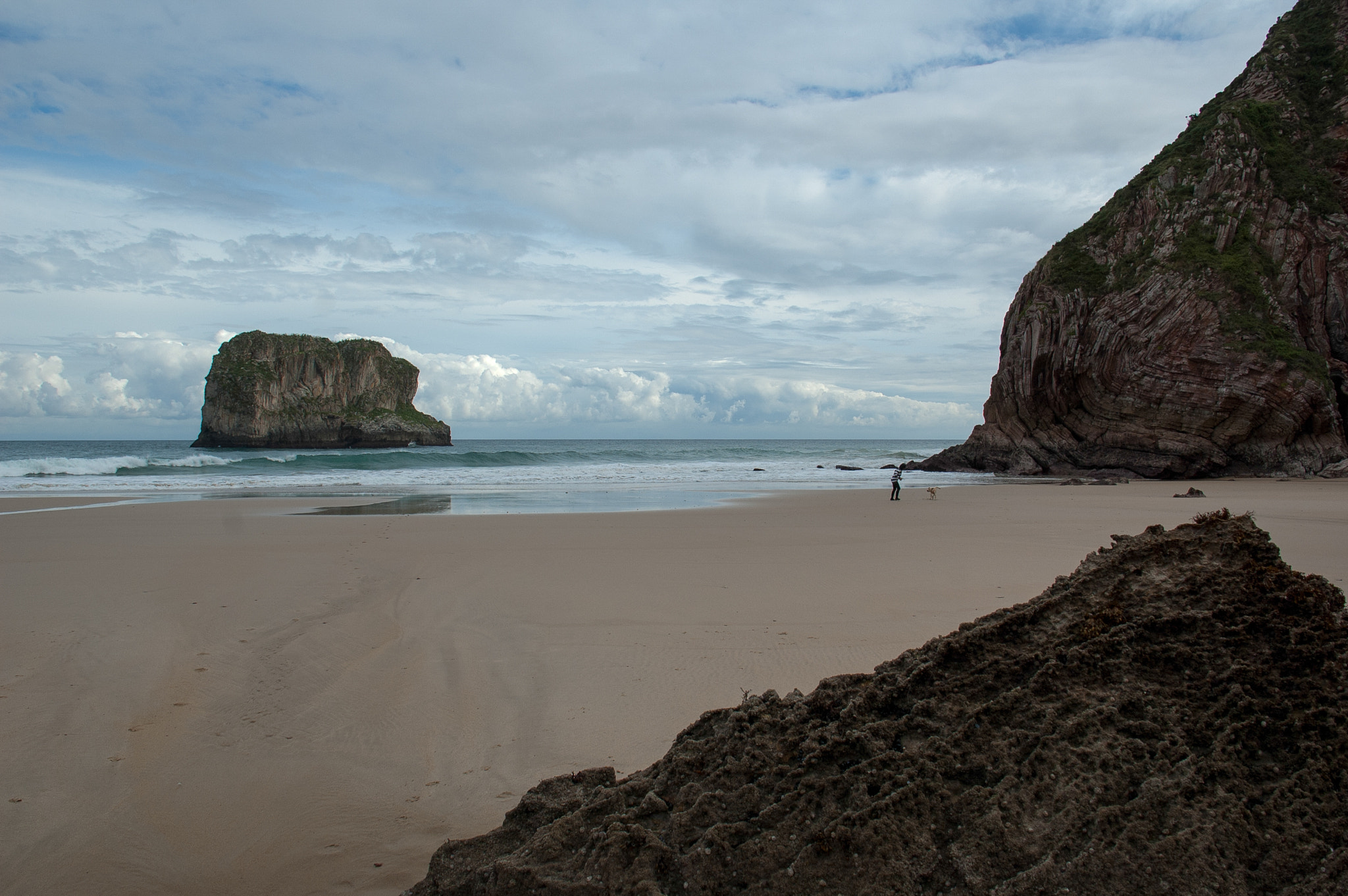 Nikon D70 sample photo. Playa de las catedrales photography