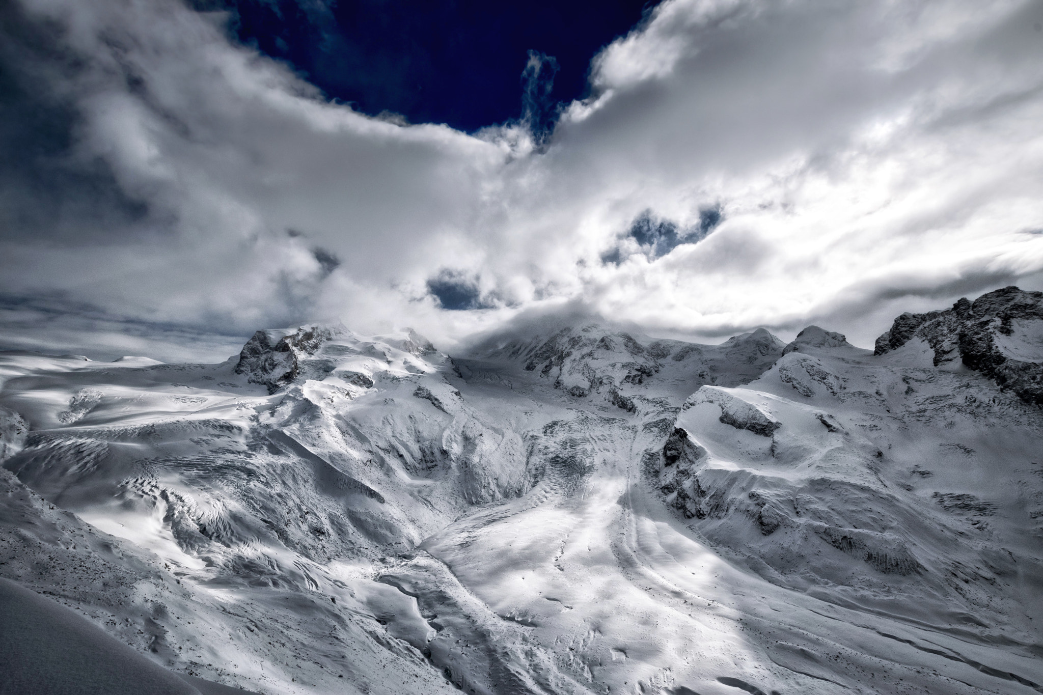 Nikon D5300 + Sigma 10-20mm F3.5 EX DC HSM sample photo. Gornergletscher photography